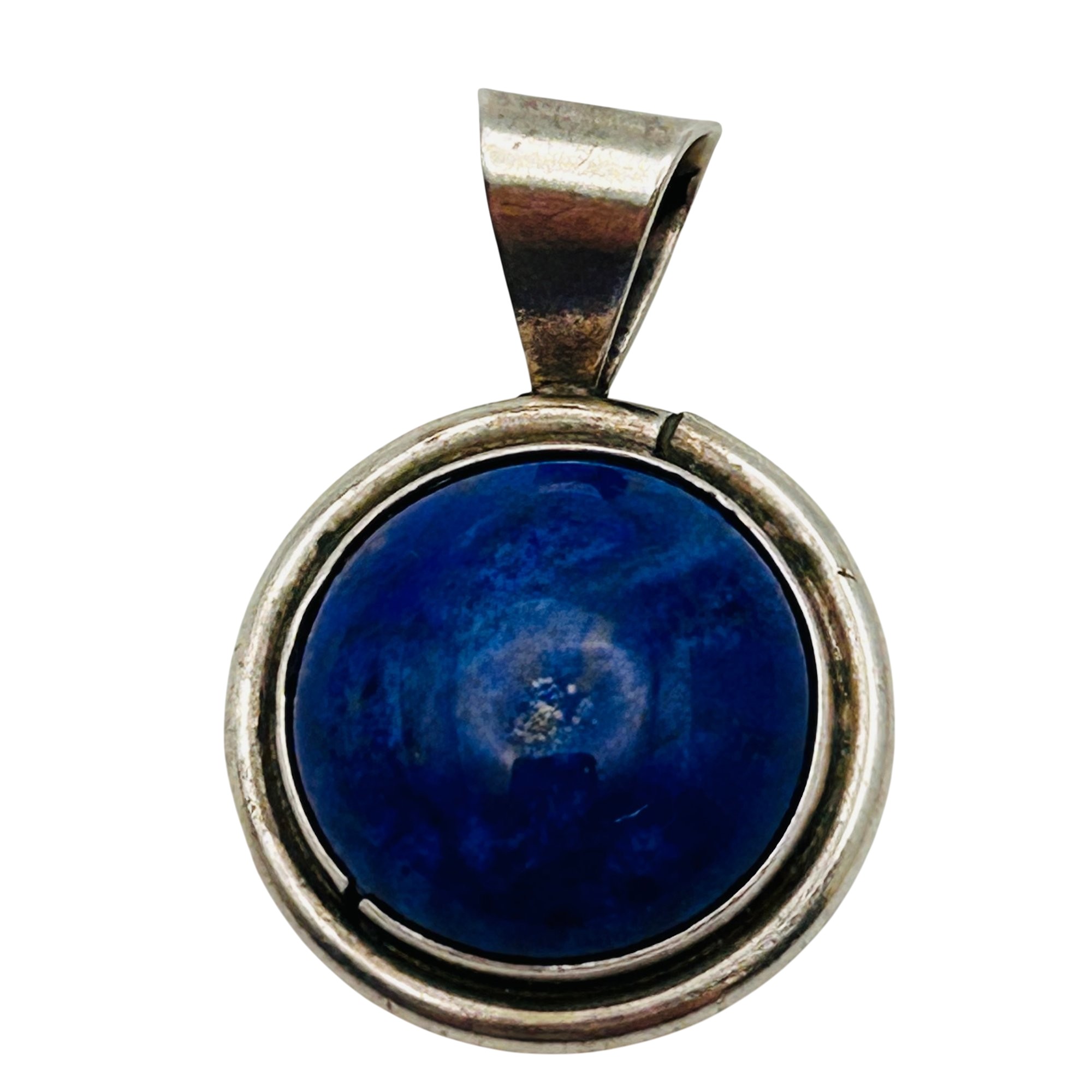 Navajo Sterling Lapis Lazuli Pendant