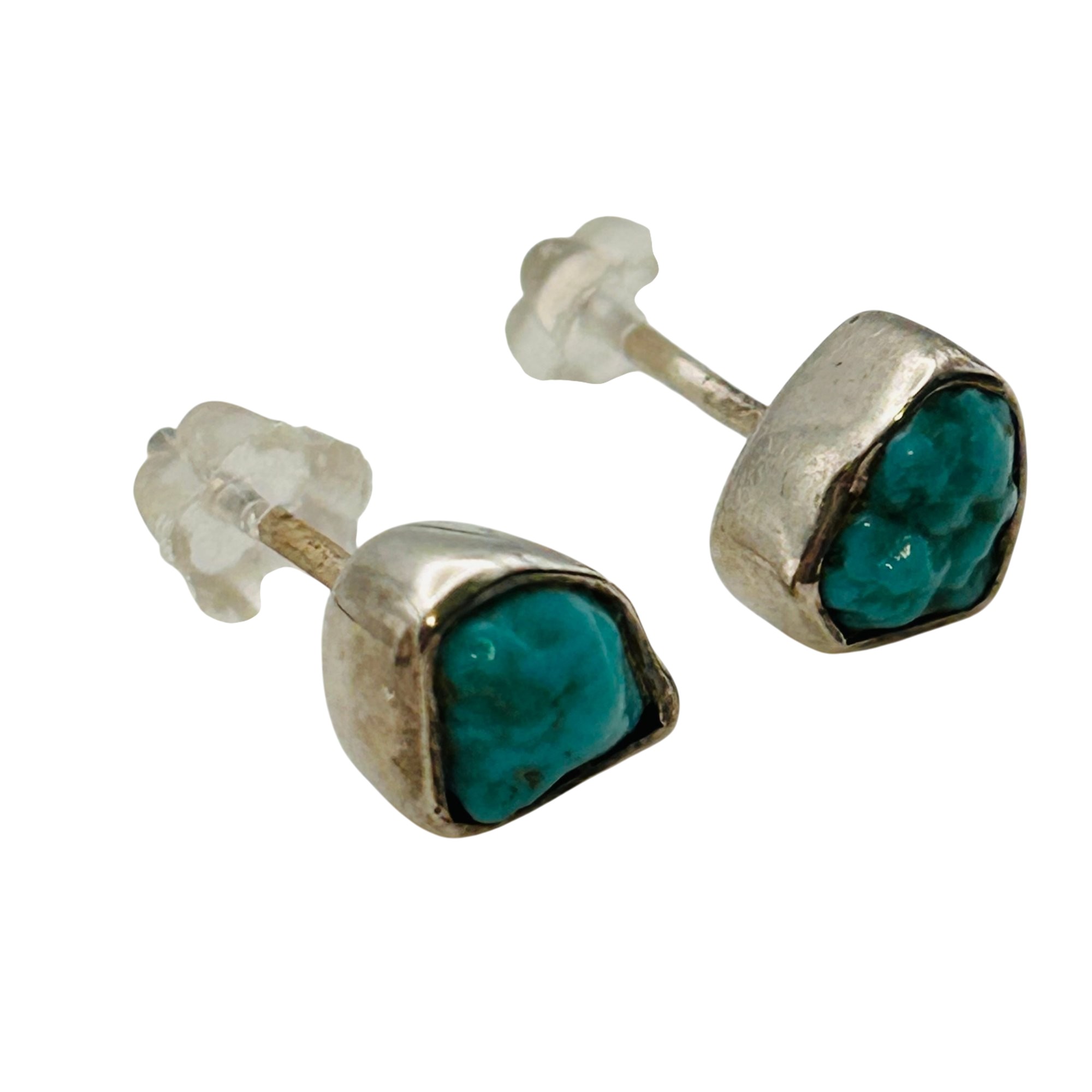 Southwest Sterling Turquoise Earrings