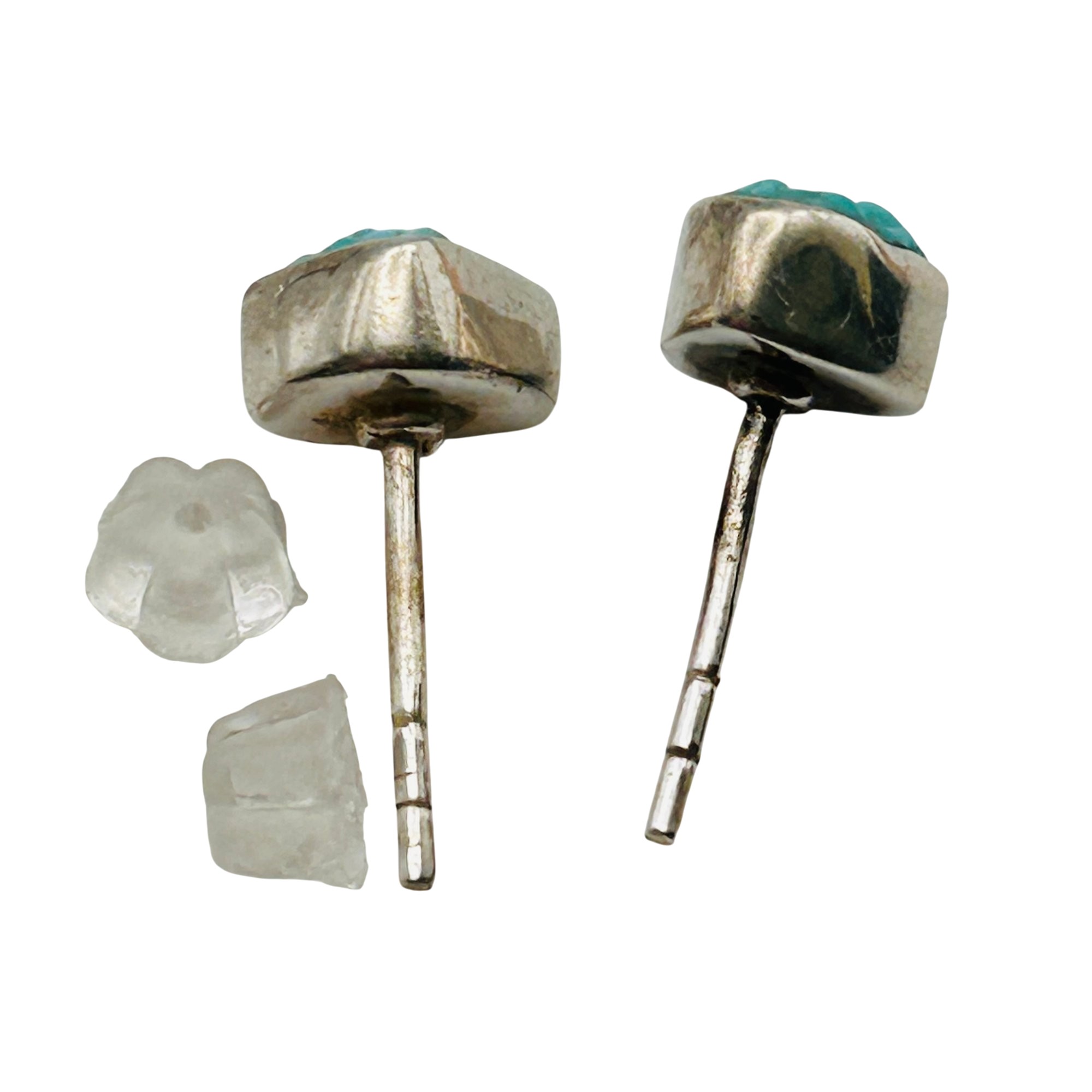 Southwest Sterling Turquoise Earrings