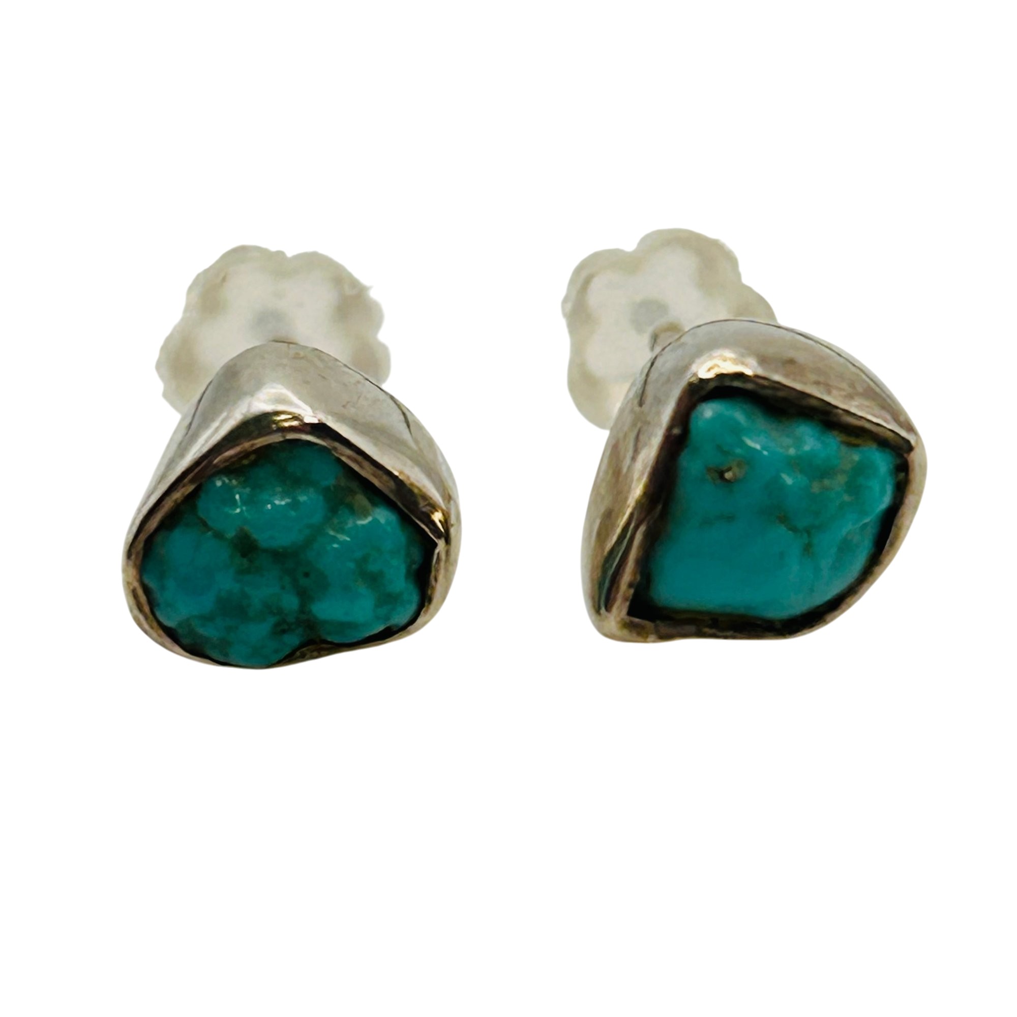 Southwest Sterling Turquoise Earrings