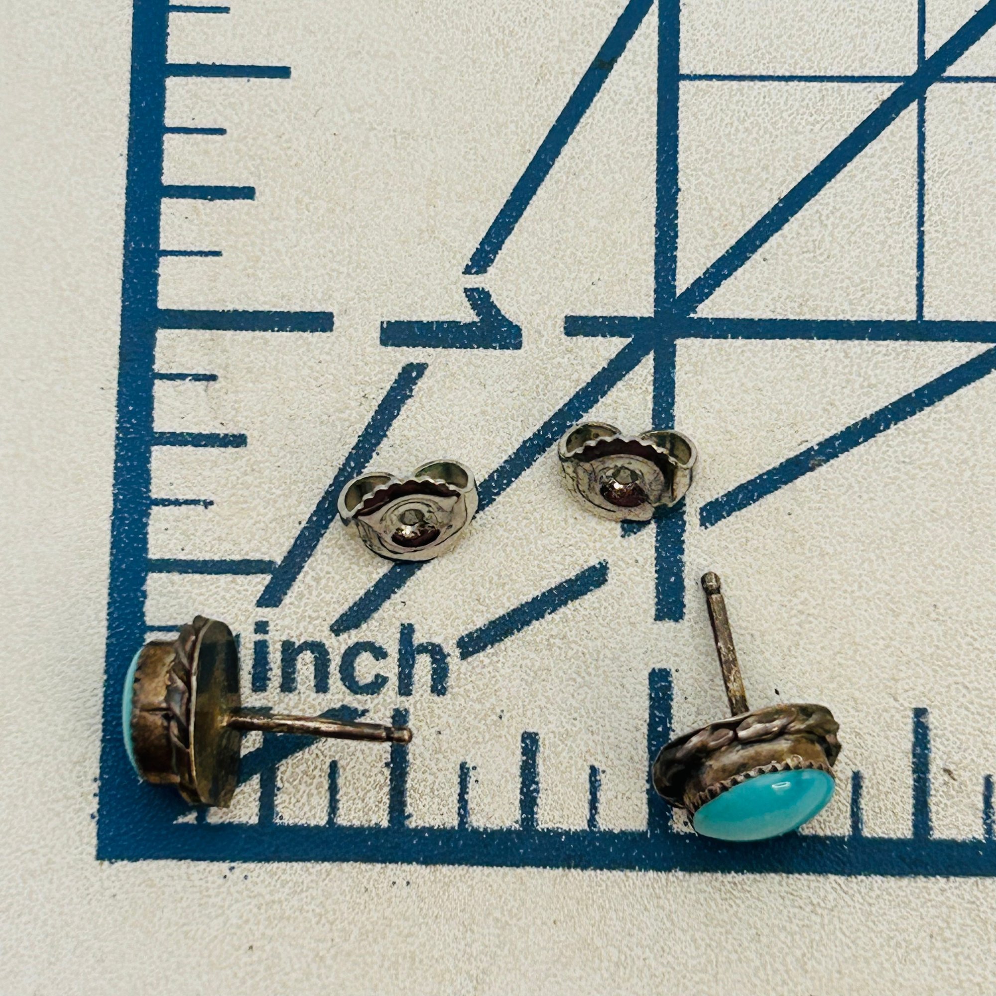 Native Sterling Turquoise Earrings
