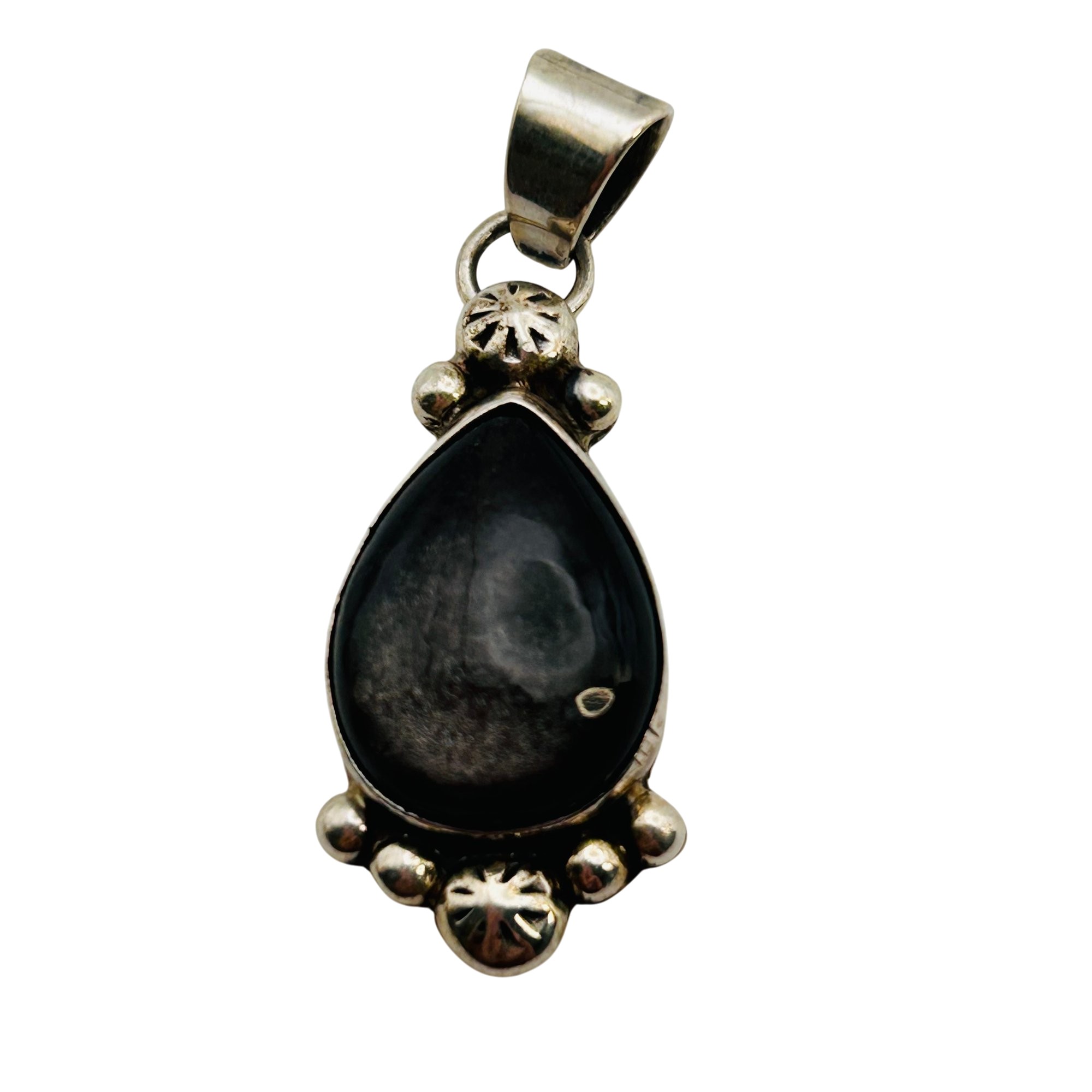 Southwest Sterling Laboradite Pendant