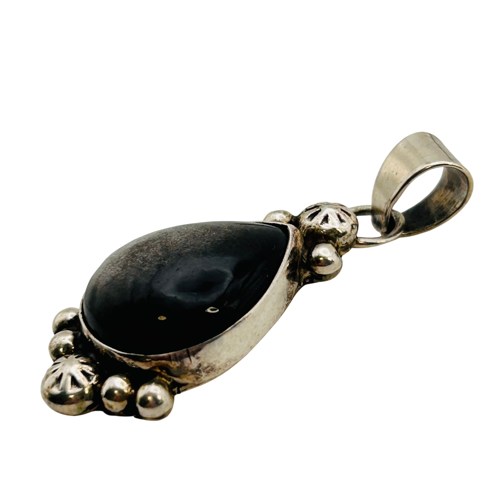 Southwest Sterling Laboradite Pendant
