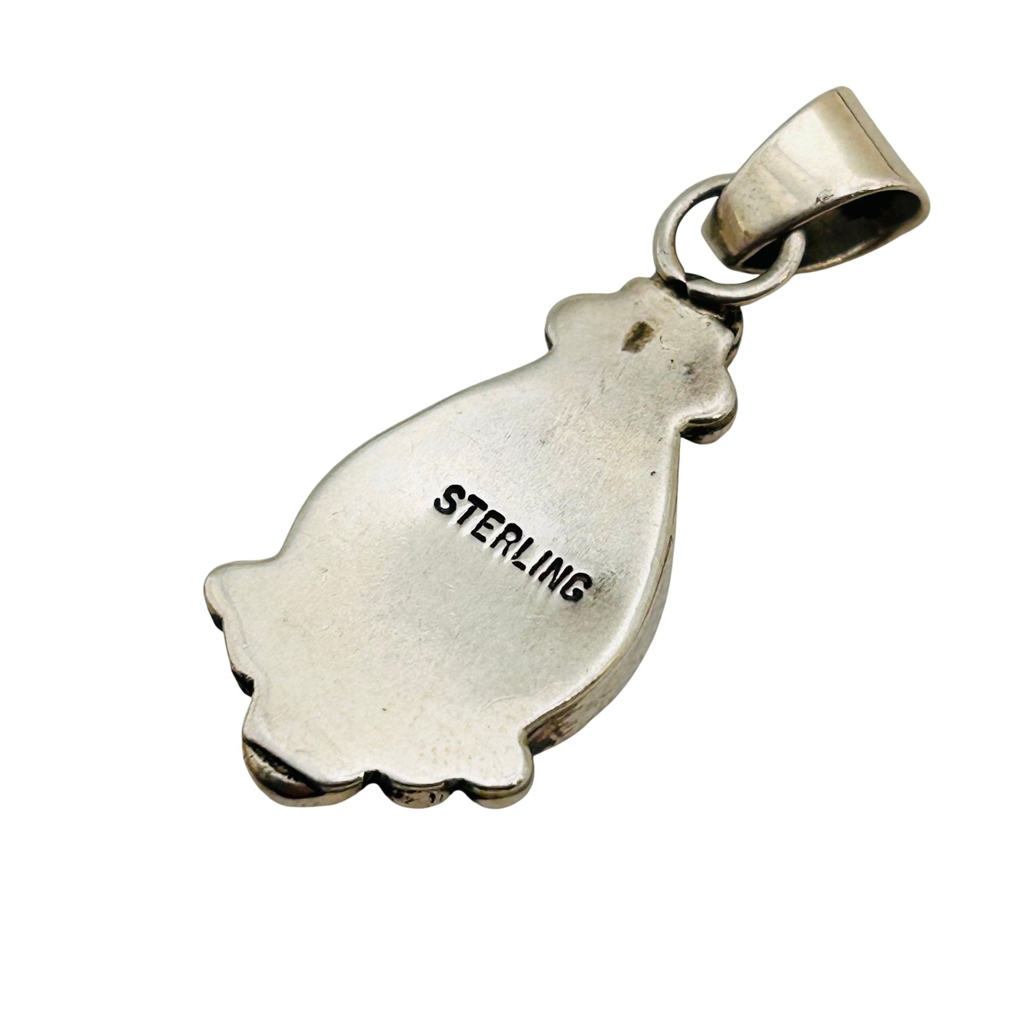 Southwest Sterling Laboradite Pendant