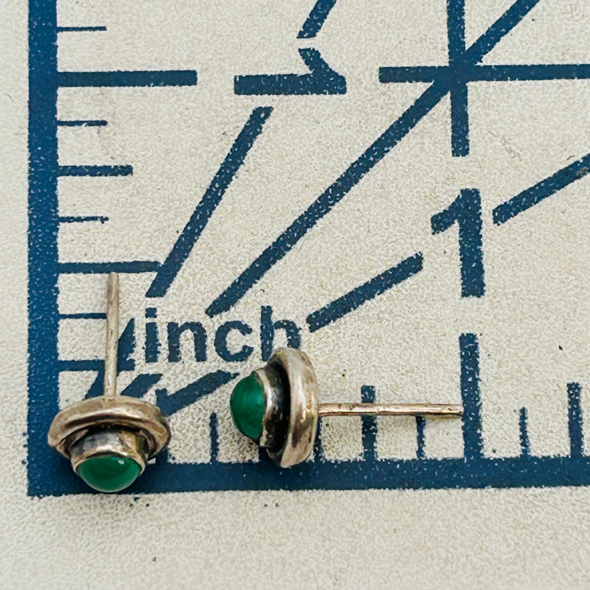 Southwest Sterling Turquoise Earrings