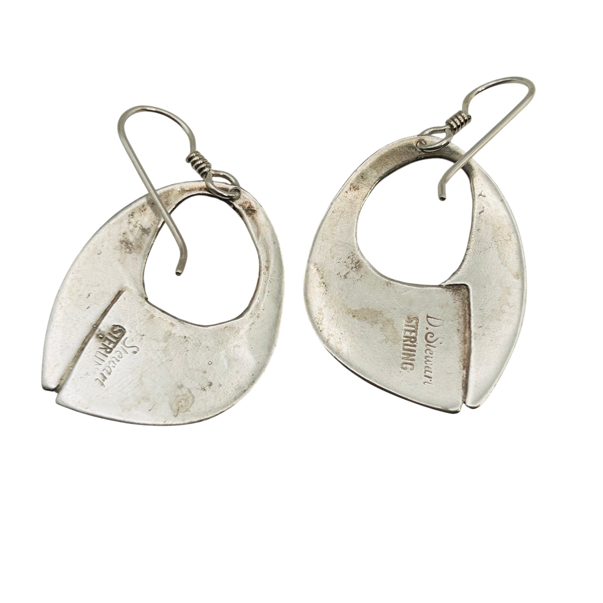 D. Stewart Sterling Earrings