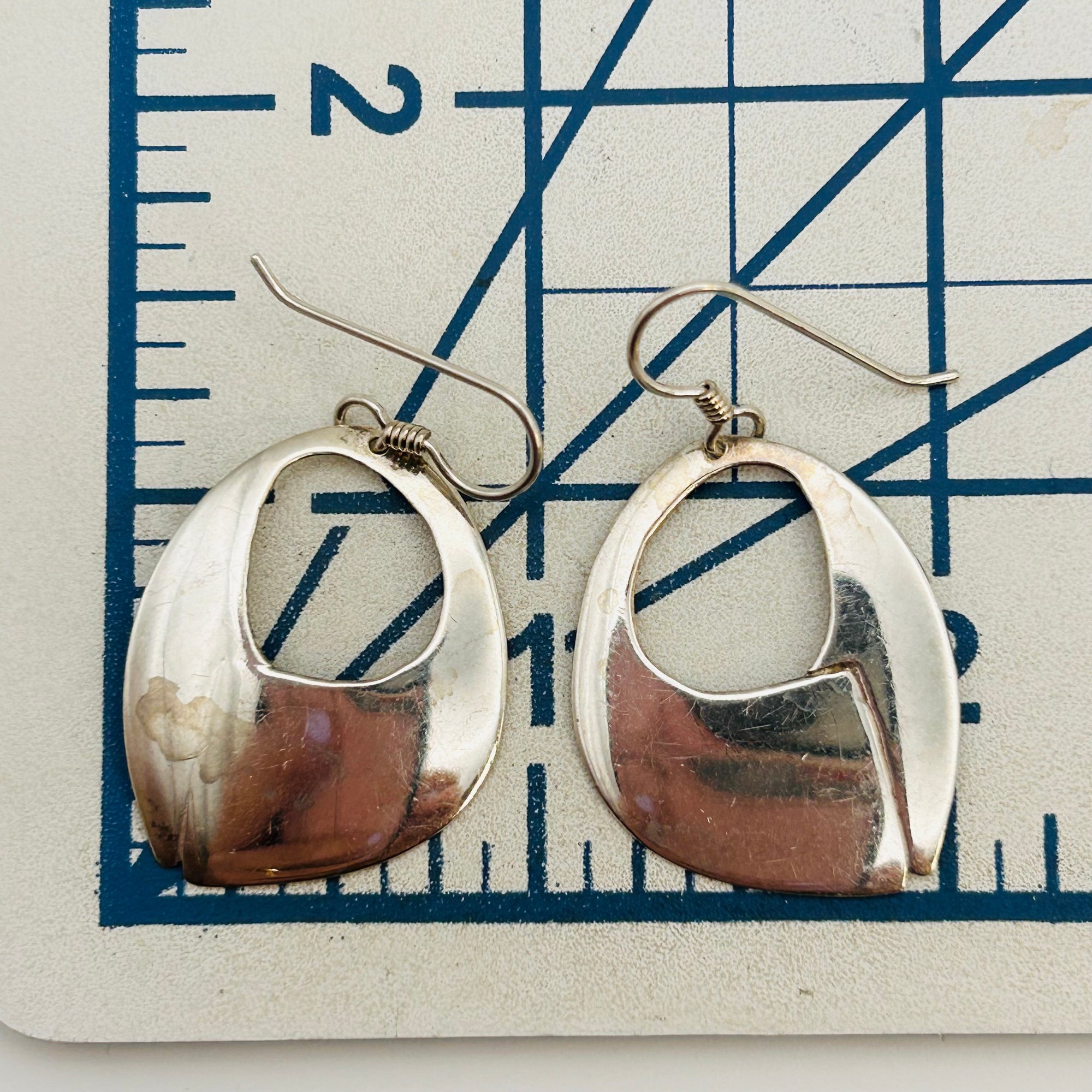D. Stewart Sterling Earrings