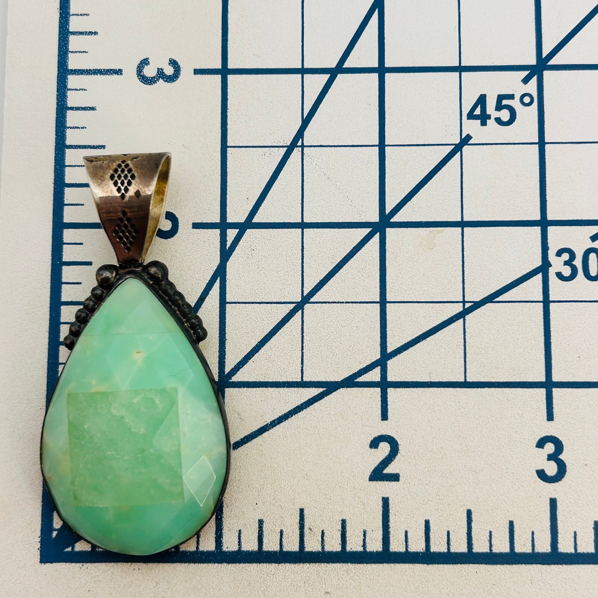 Jay King Desert Rose Sterling Chalcedony Pendant