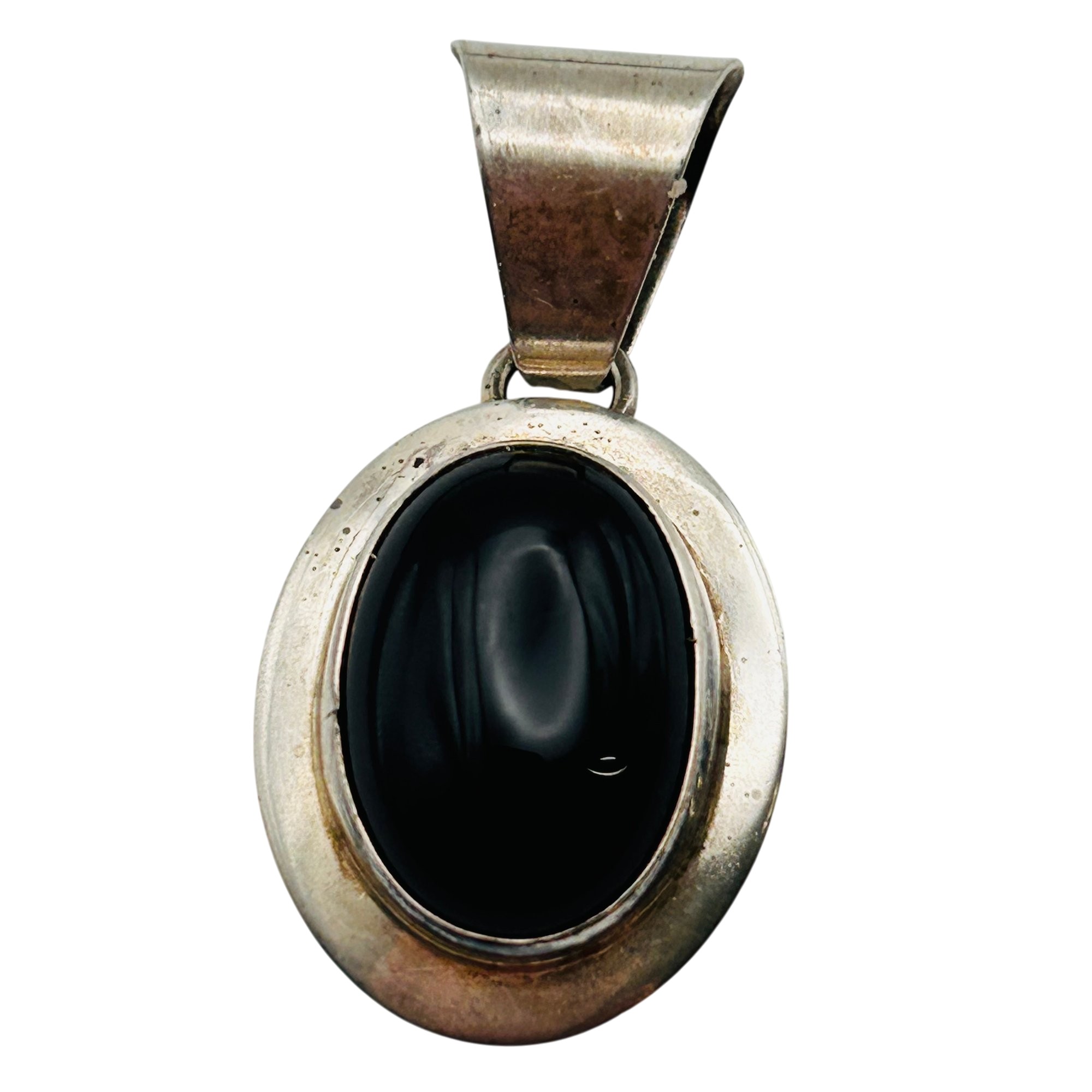 Sterling Onyx Pendant