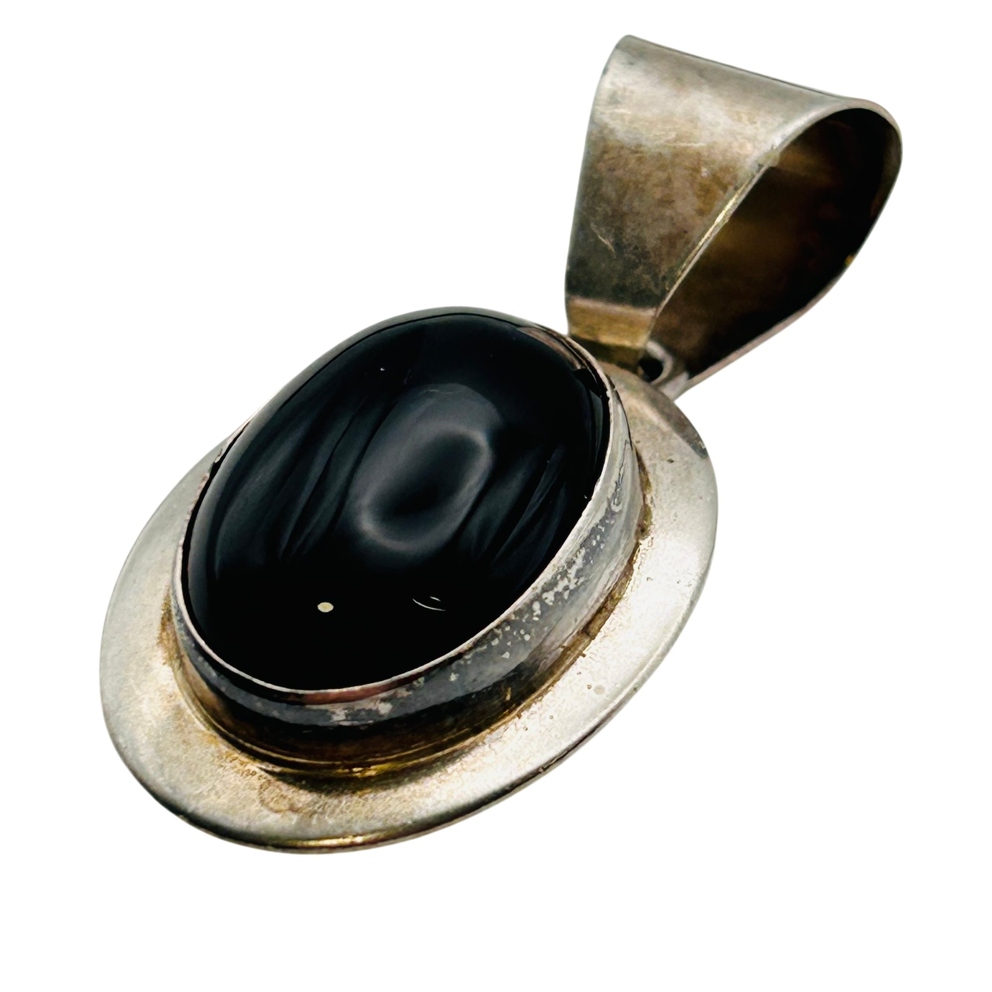 Sterling Onyx Pendant