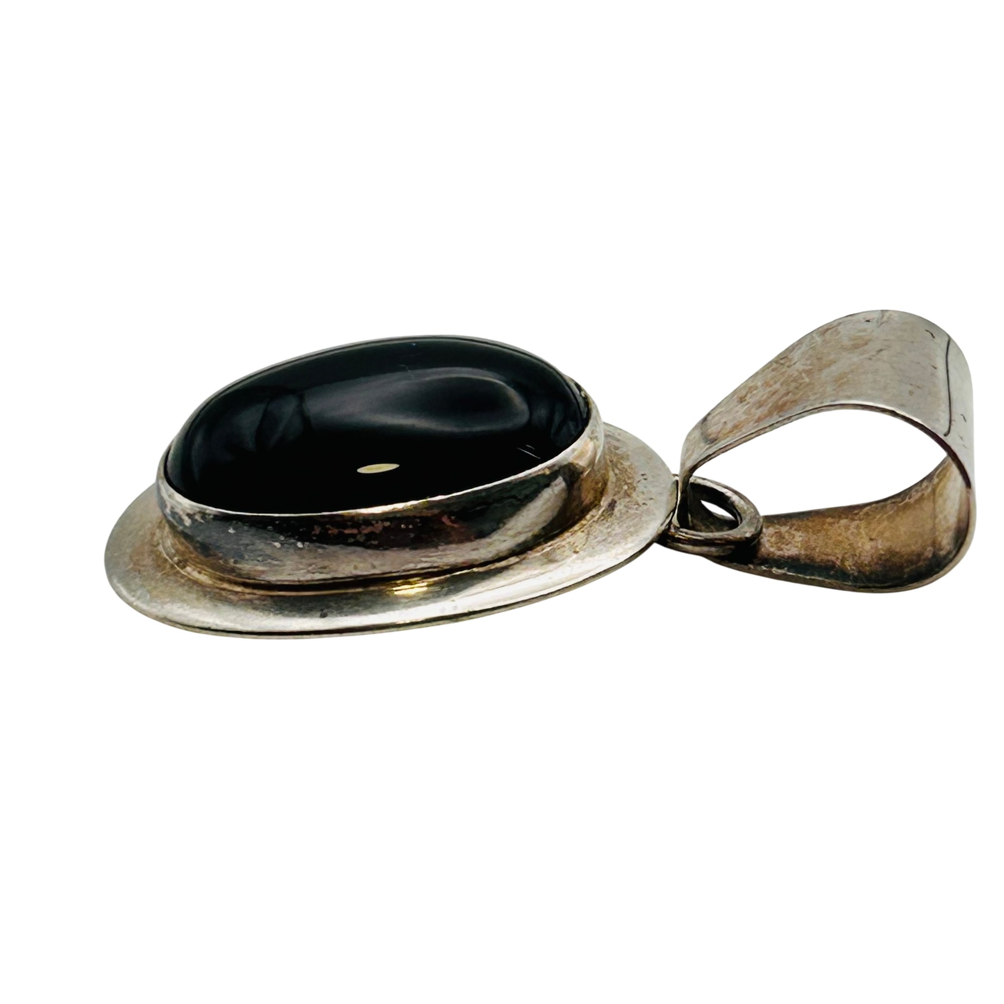 Sterling Onyx Pendant