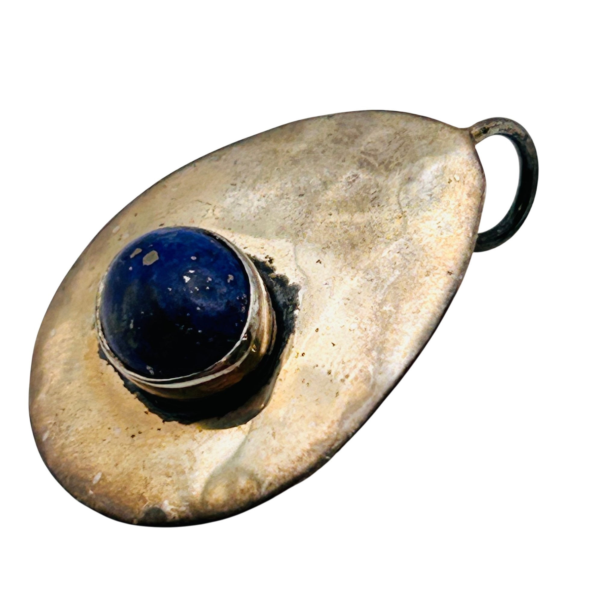 Sterling Lapis Lazuli Pendant