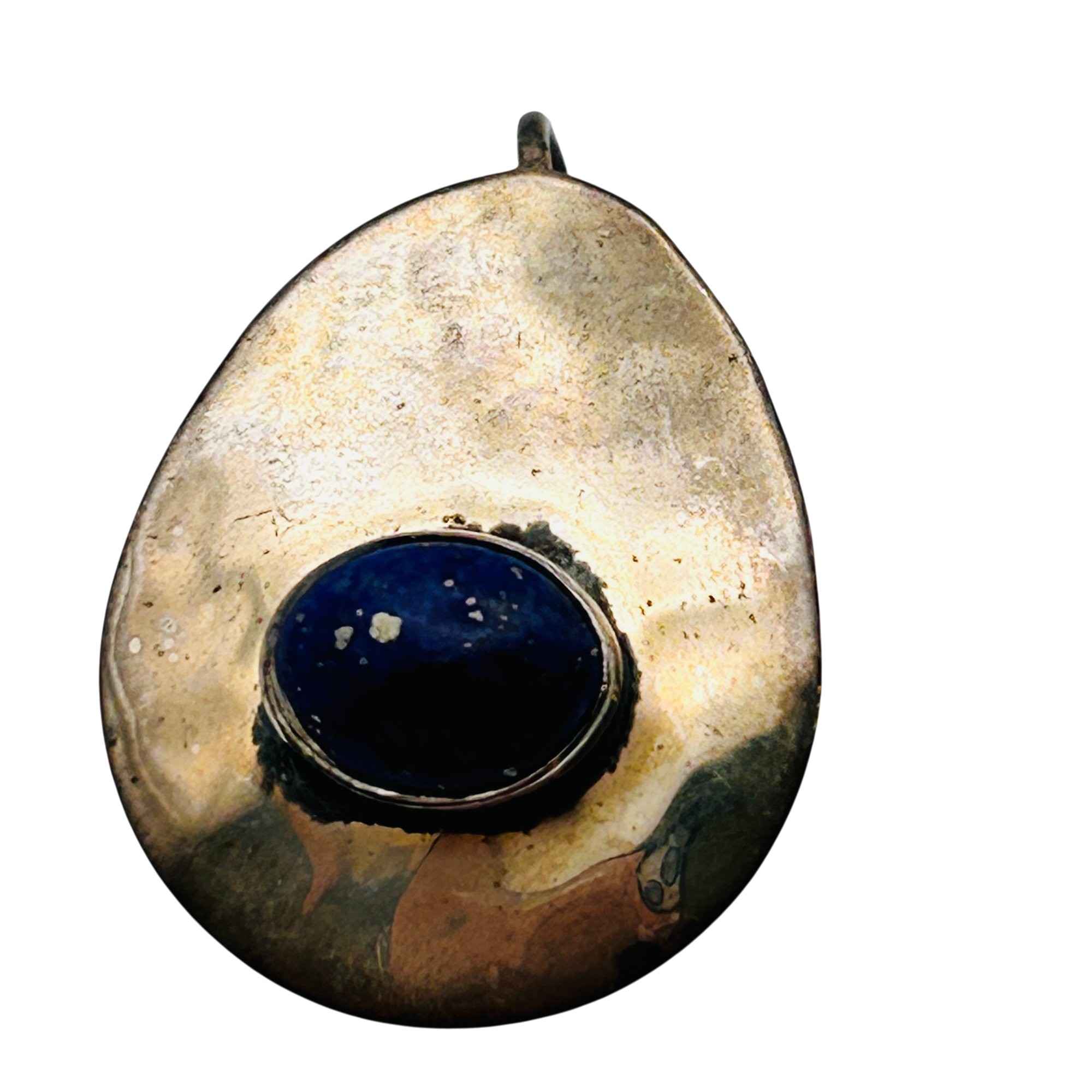 Sterling Lapis Lazuli Pendant