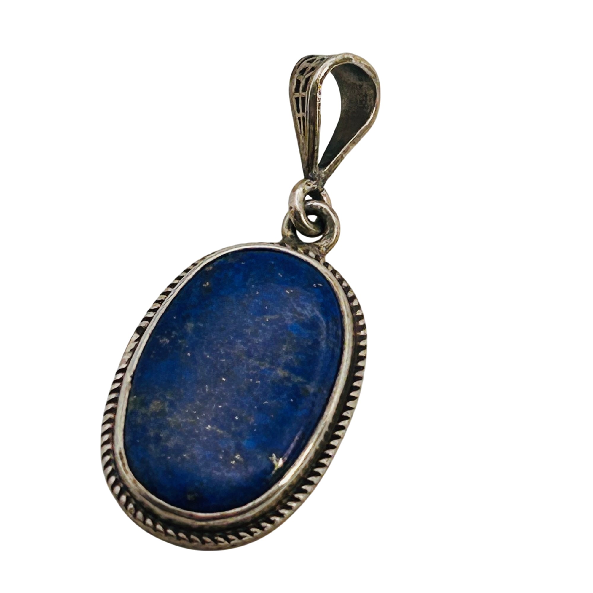 Sterling Lapis Lazuli Pendant
