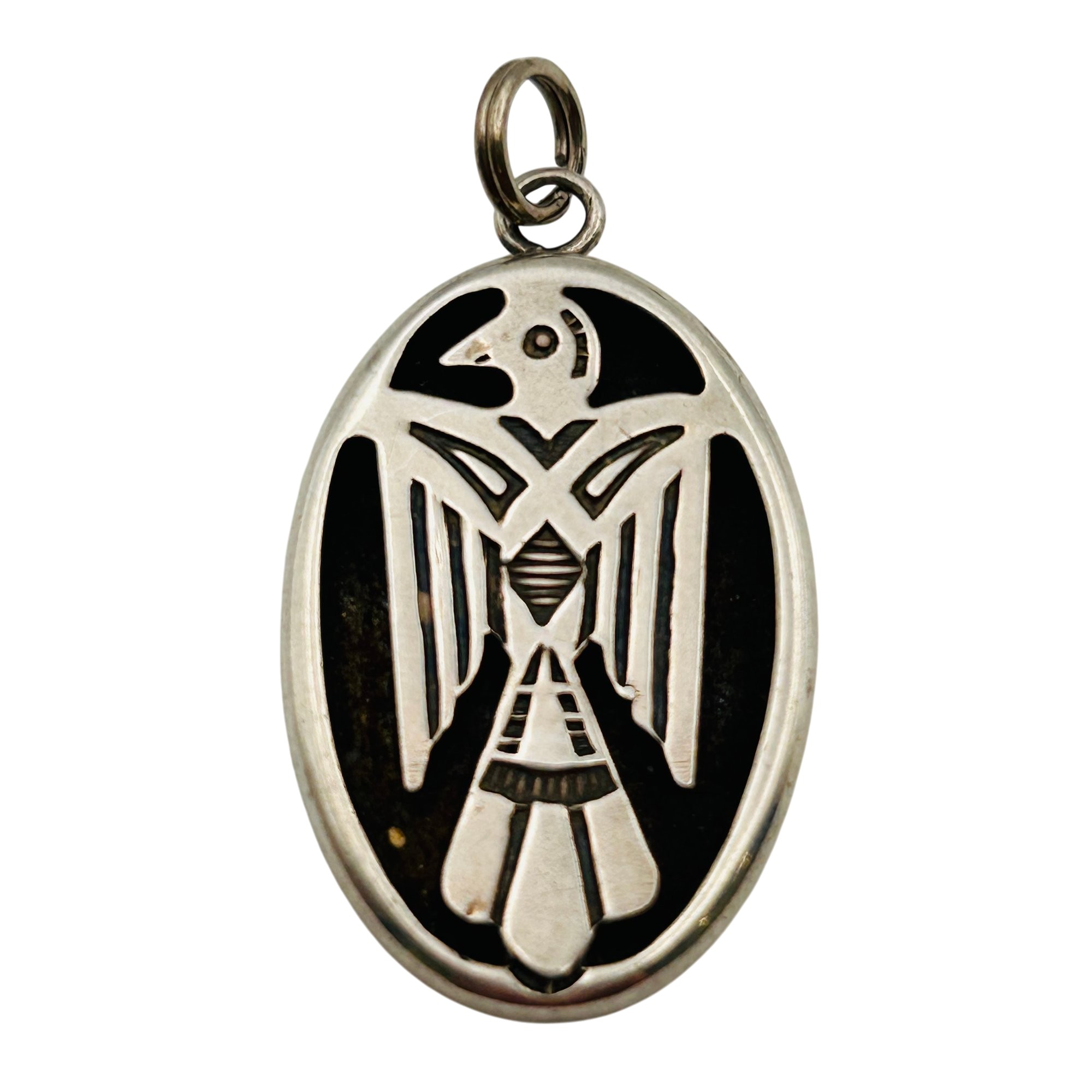Southwest Sterling Thunderbird Pendant