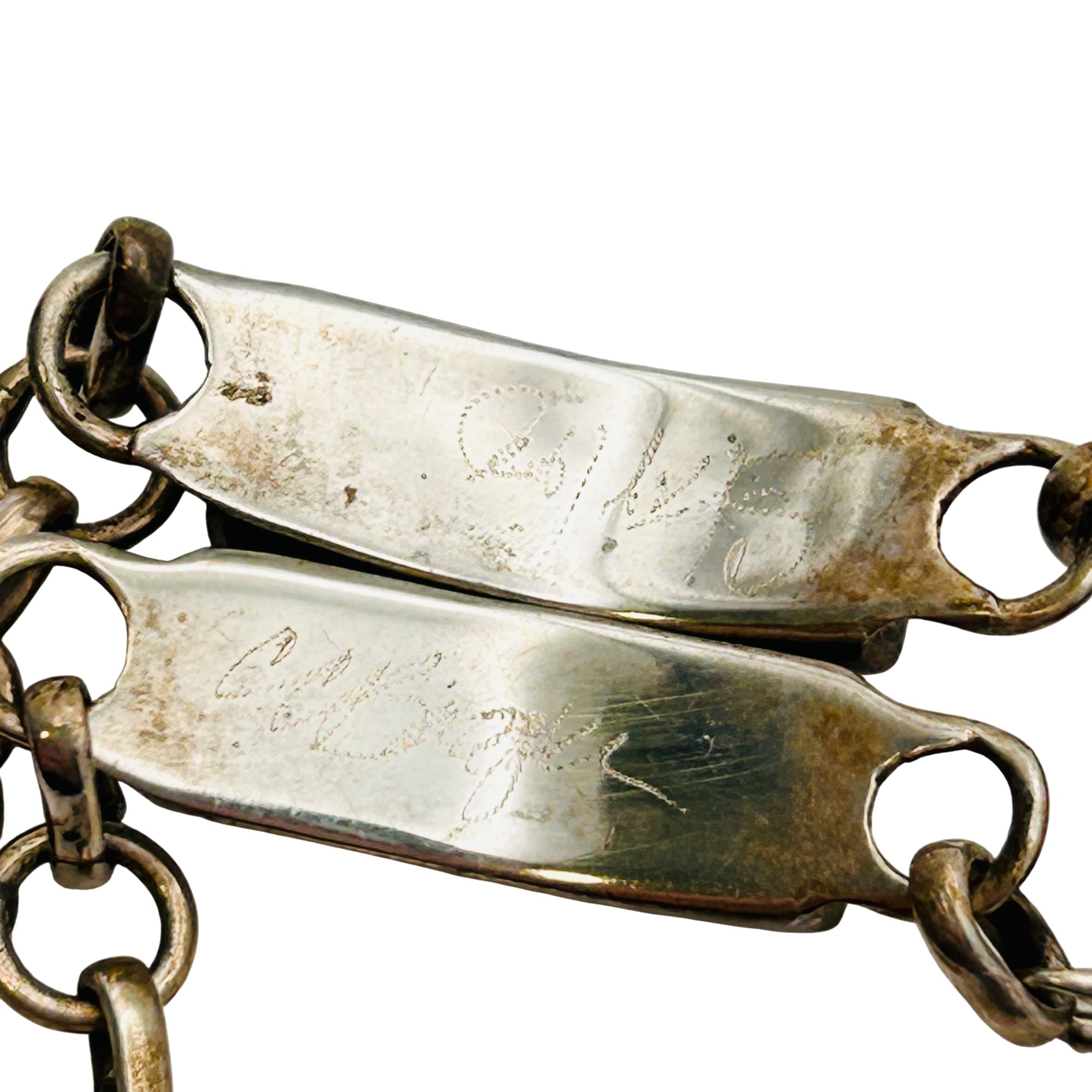 Vintage Signed Zuni Sterling Multi-Stone Bracelet