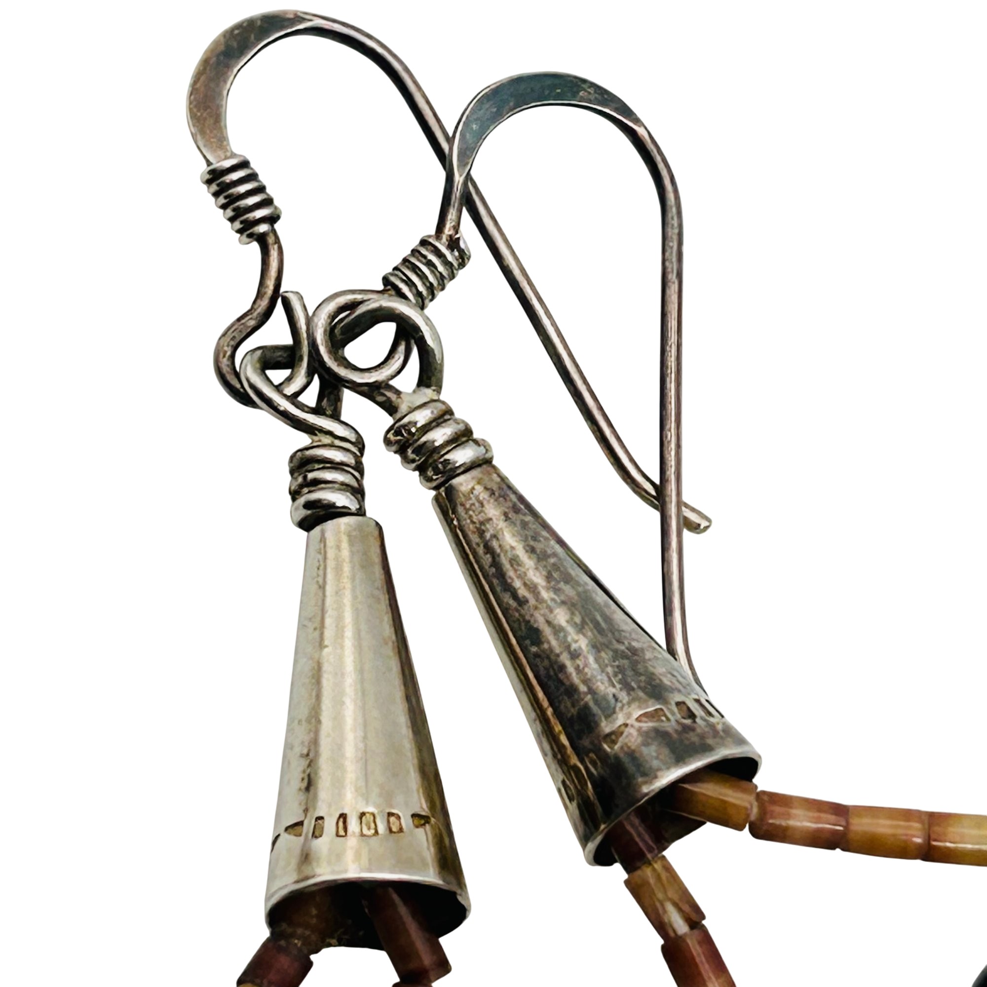 Zuni Sterling Fetish Earrings