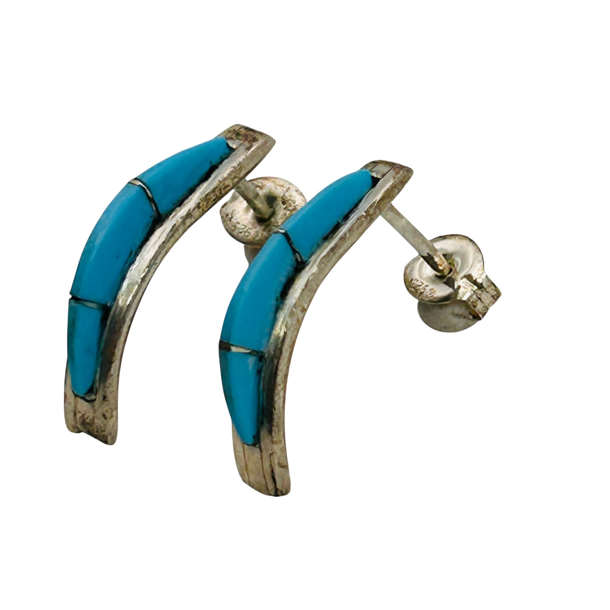 Native Sterling Turquoise Earrings