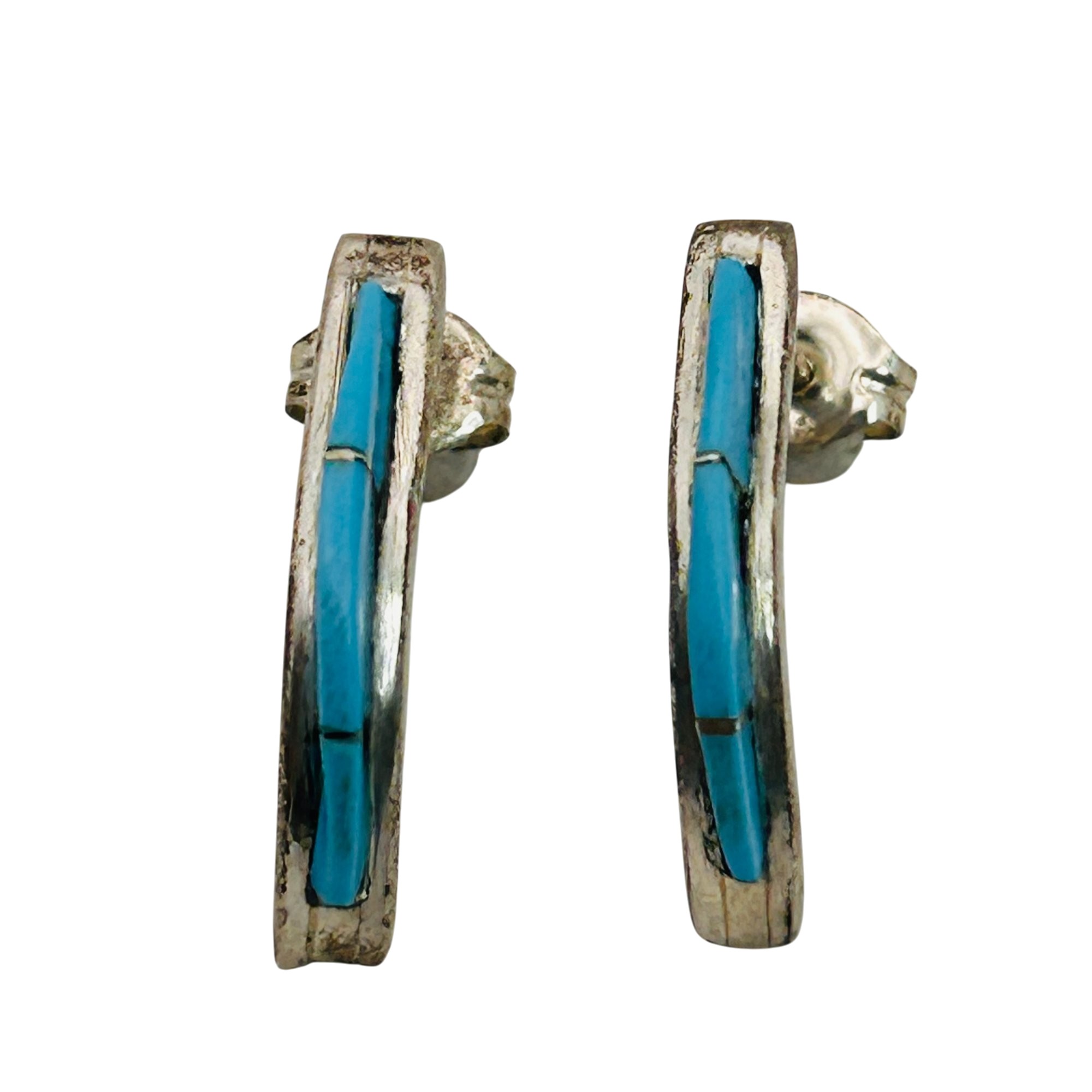 Native Sterling Turquoise Earrings