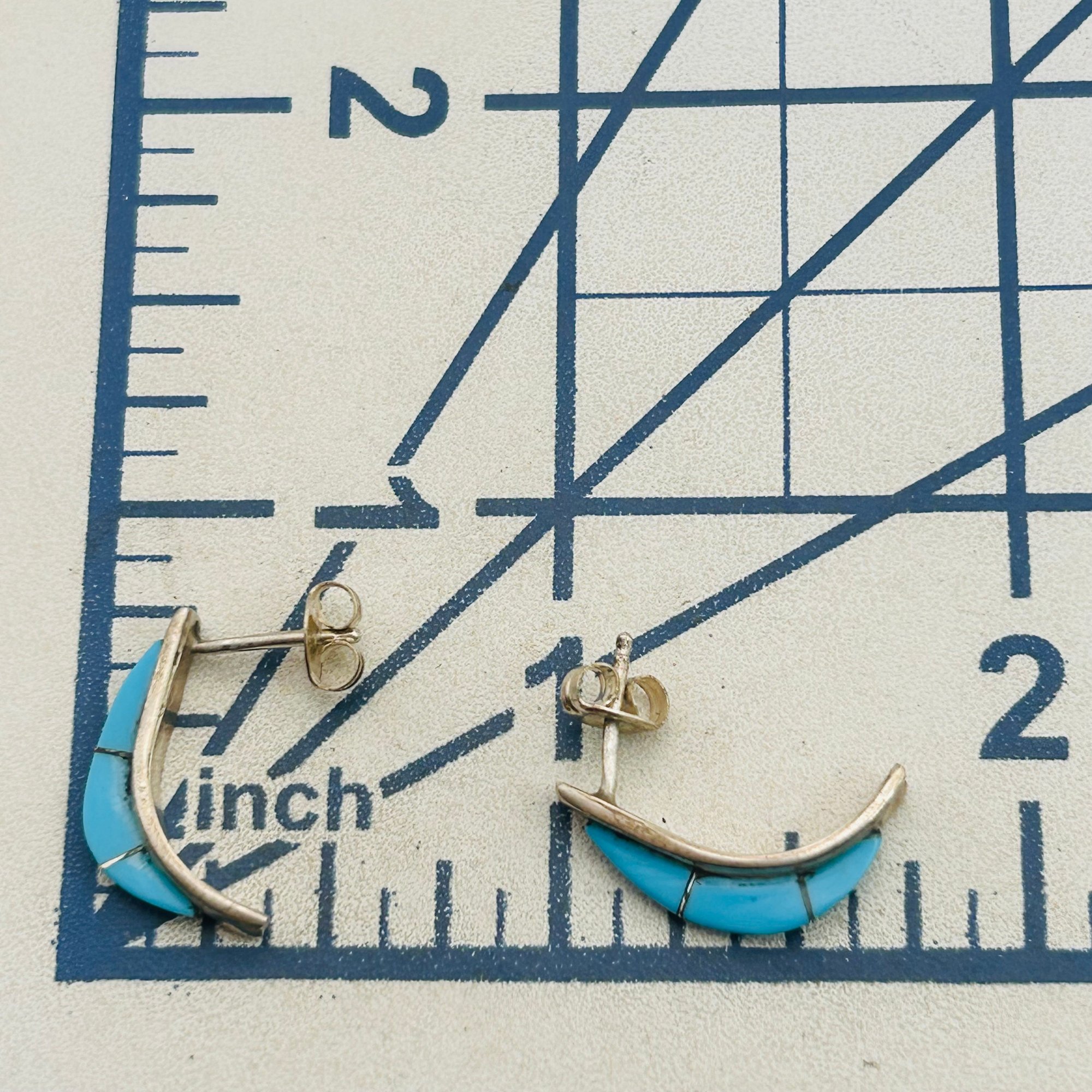 Native Sterling Turquoise Earrings