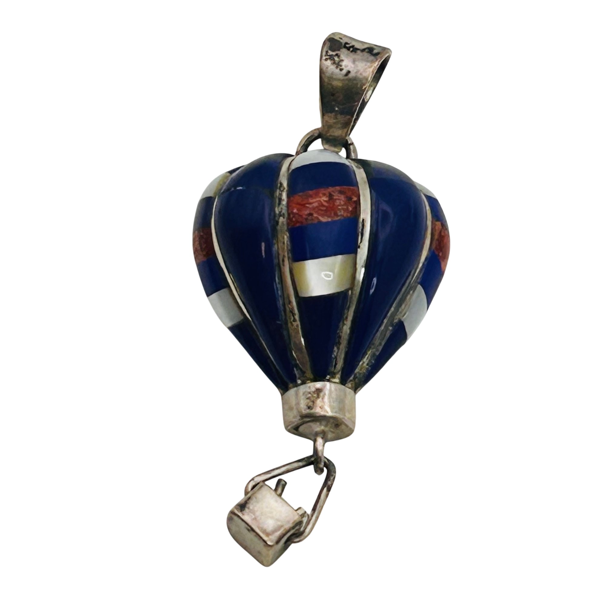 Reynesta Leland Zuni Sterling Air Balloon Pendant