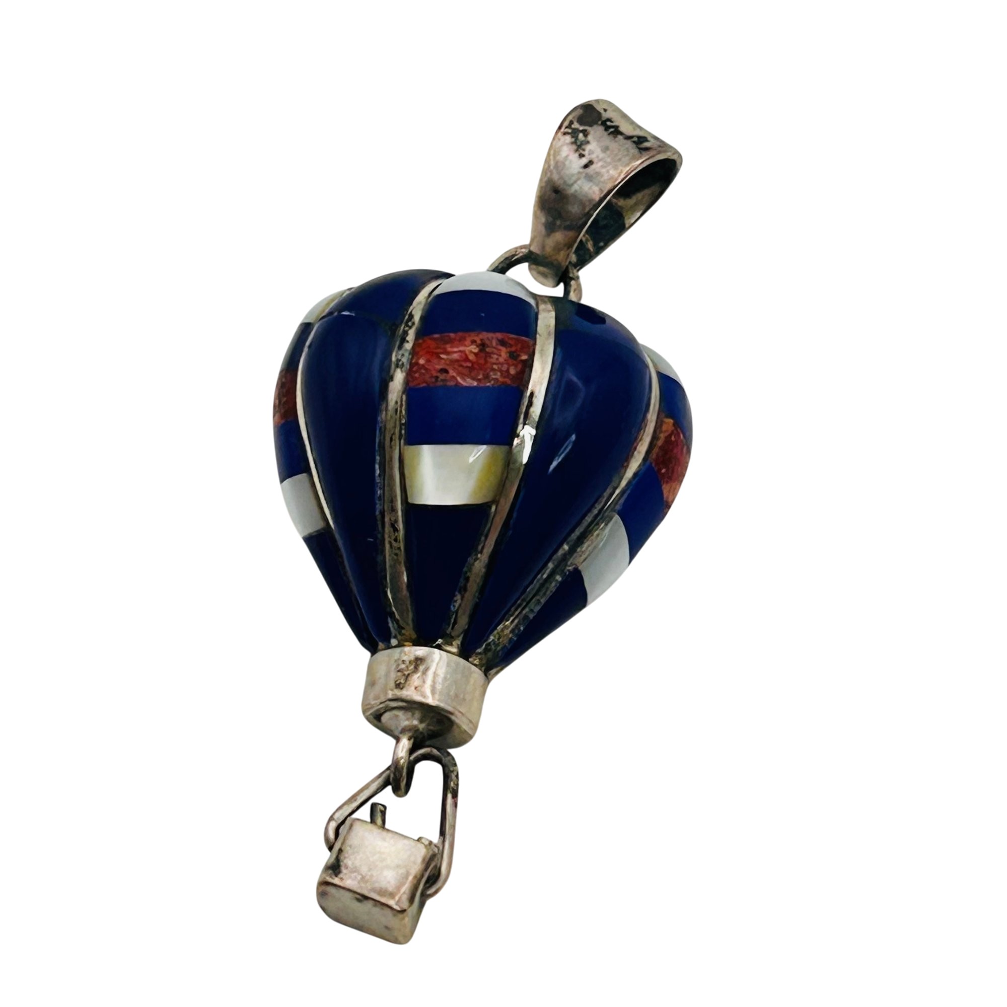 Reynesta Leland Zuni Sterling Air Balloon Pendant