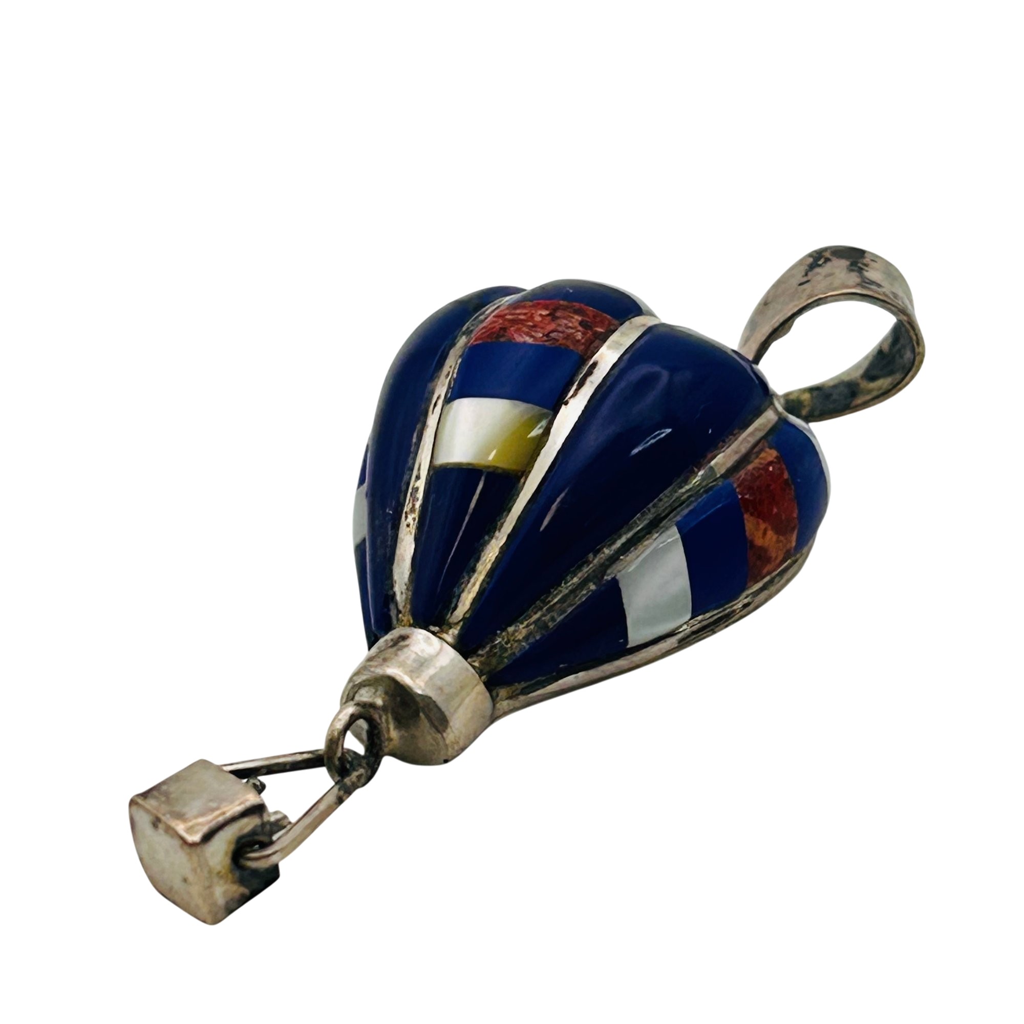 Reynesta Leland Zuni Sterling Air Balloon Pendant
