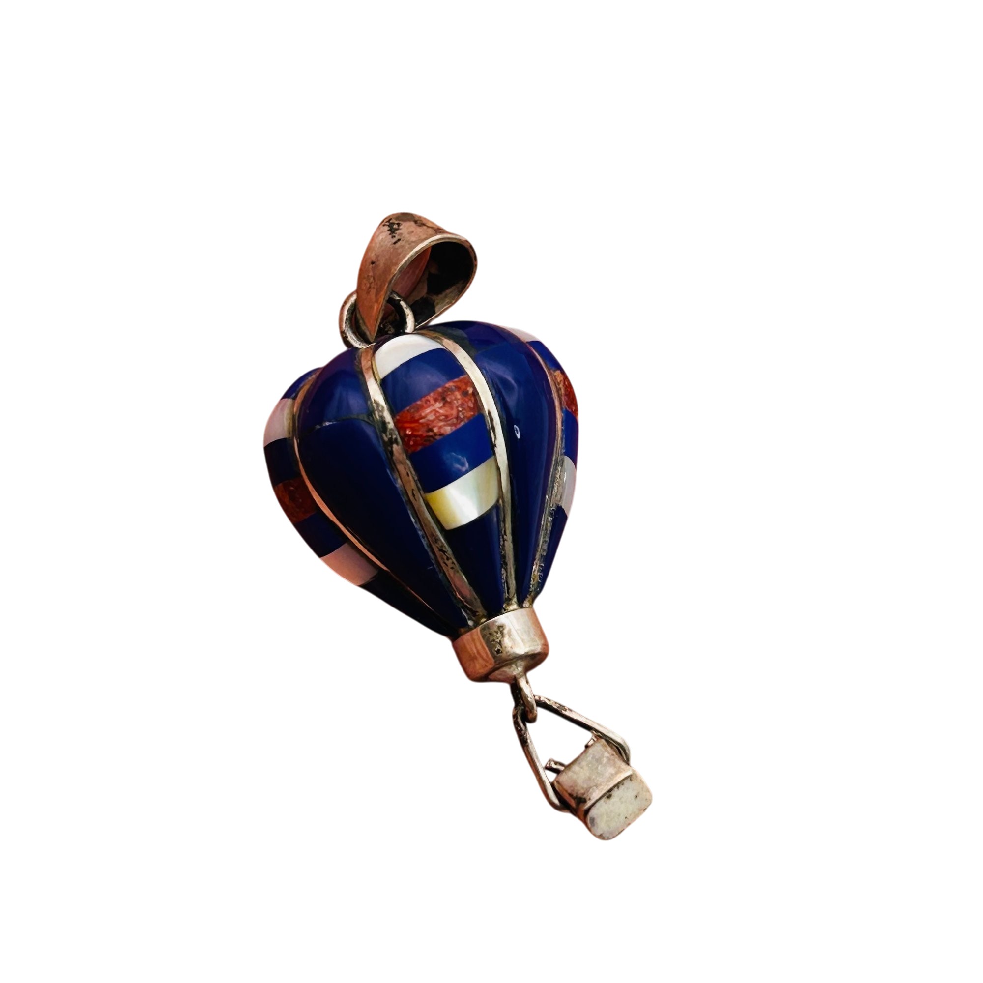 Reynesta Leland Zuni Sterling Air Balloon Pendant