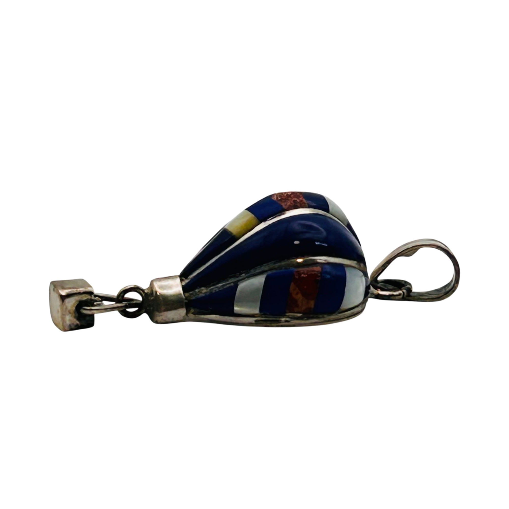 Reynesta Leland Zuni Sterling Air Balloon Pendant