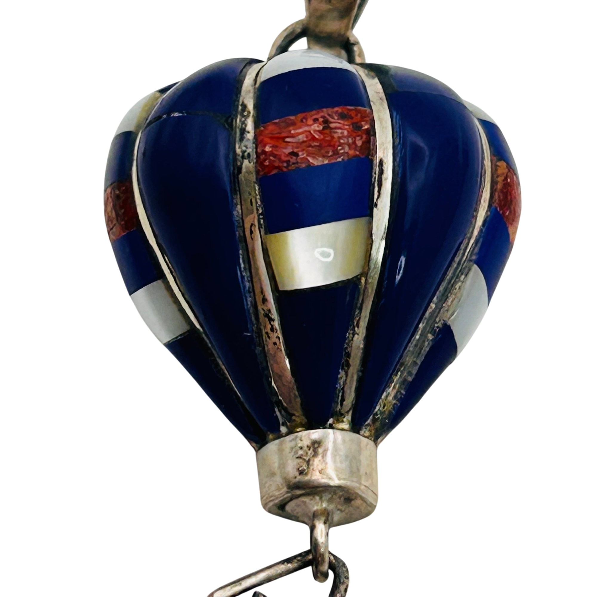 Reynesta Leland Zuni Sterling Air Balloon Pendant