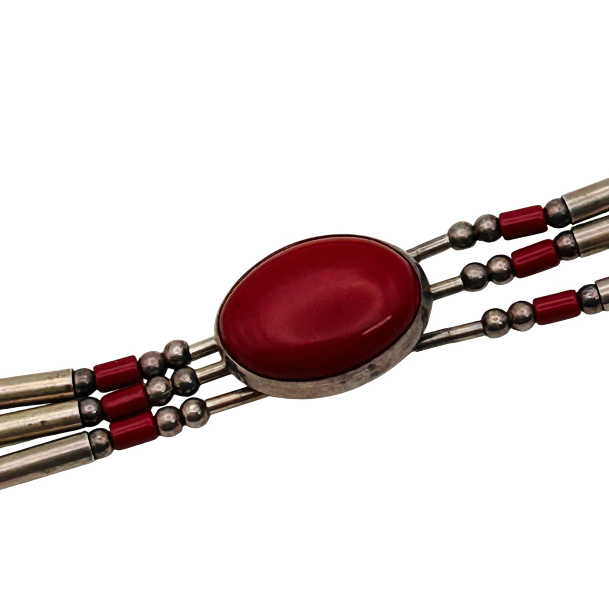 Southwest Sterling Liquid Silver Adjustable Necklace