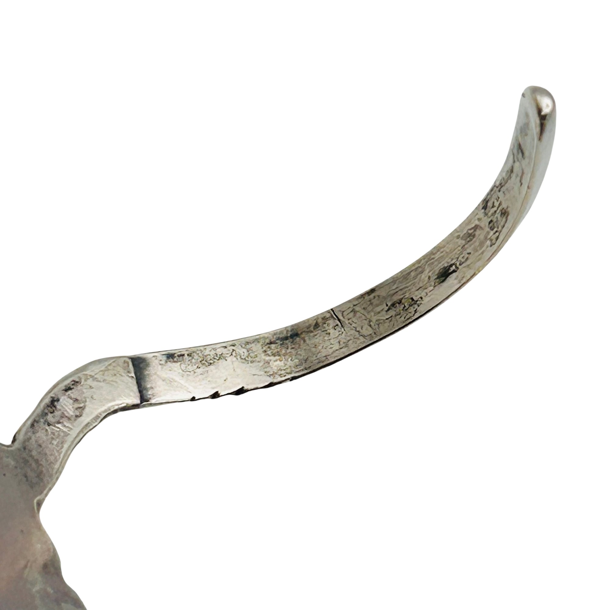Navajo Sterling Turquoise Coral Cuff Bracelet