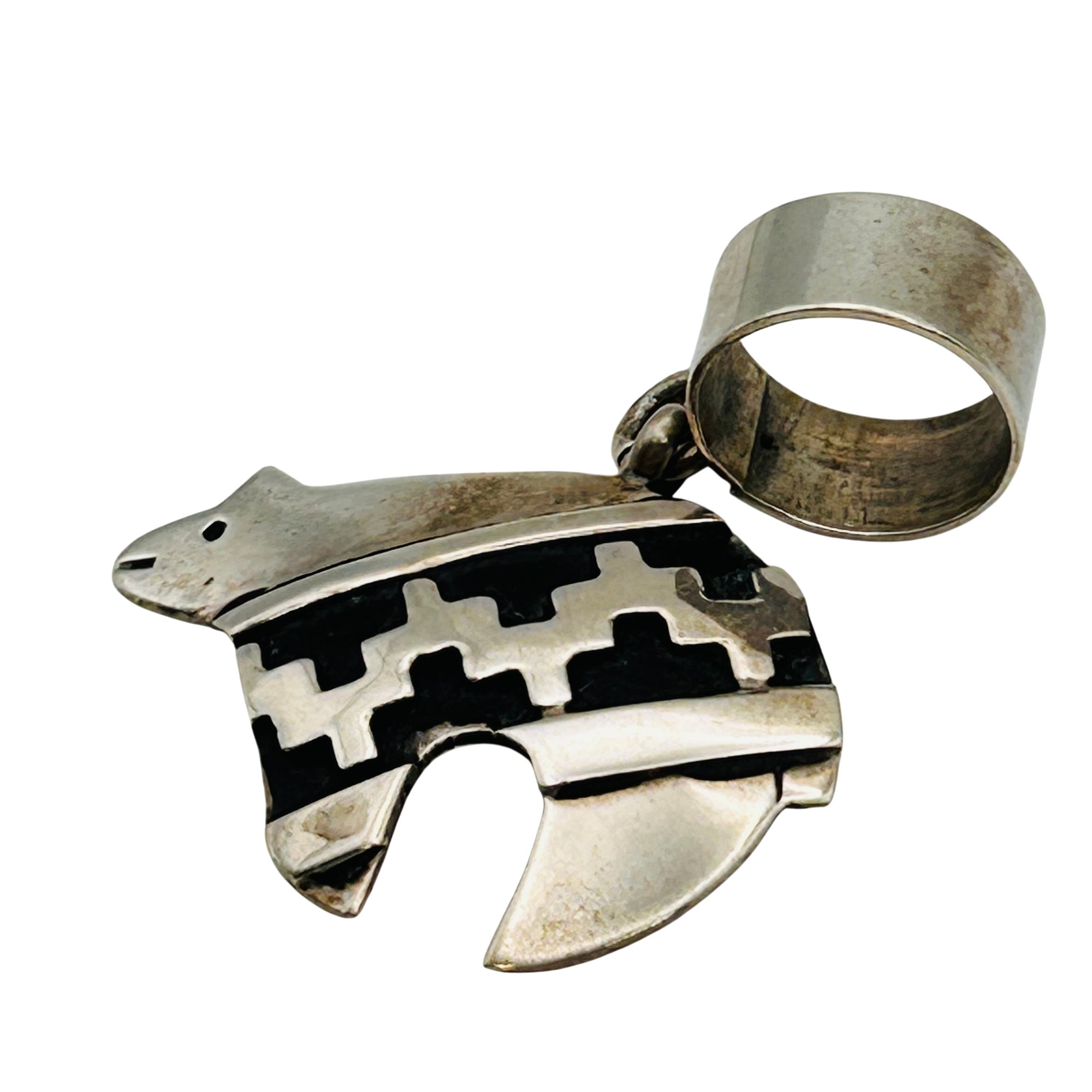 Tommy Singer Navajo Bear Pendant