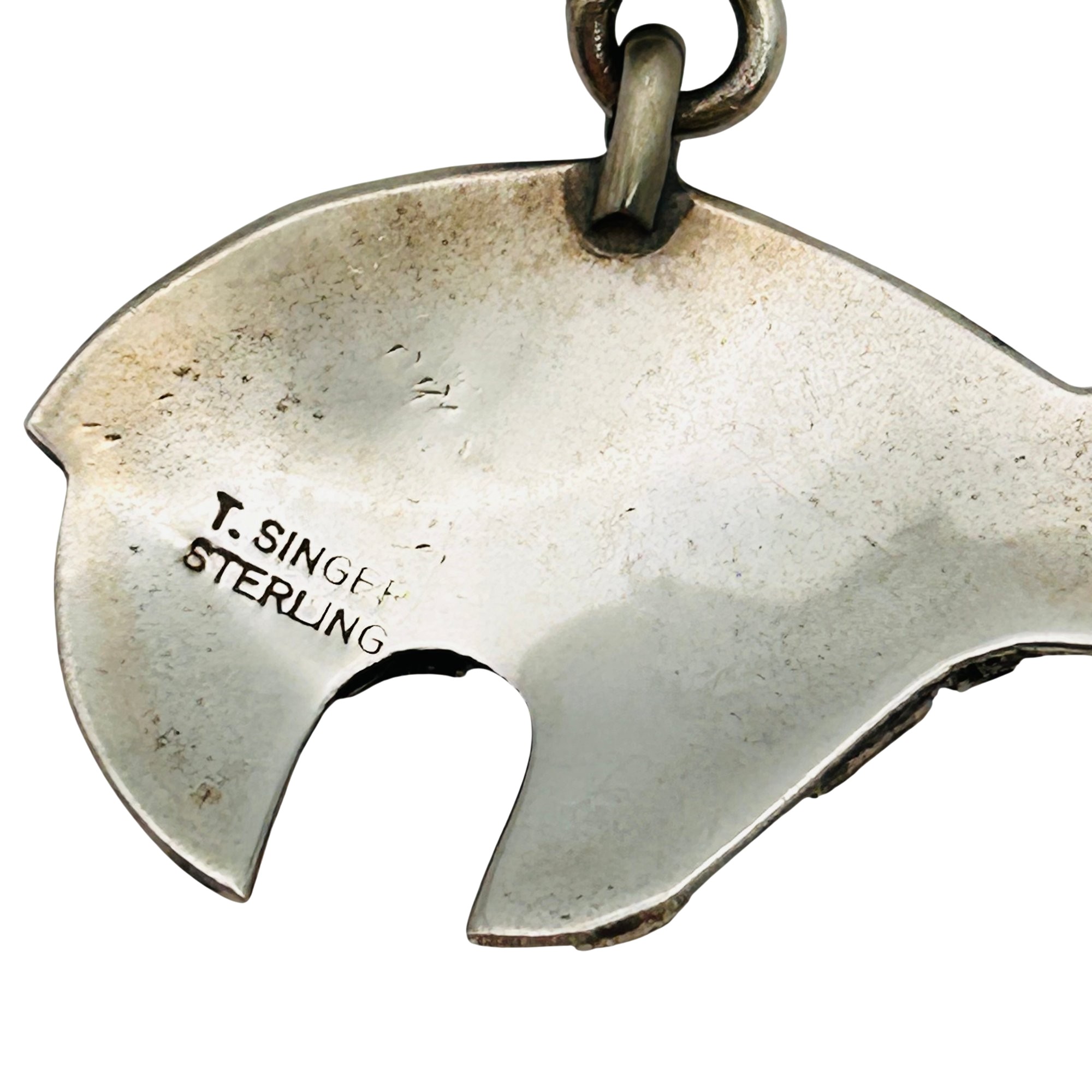 Tommy Singer Navajo Bear Pendant