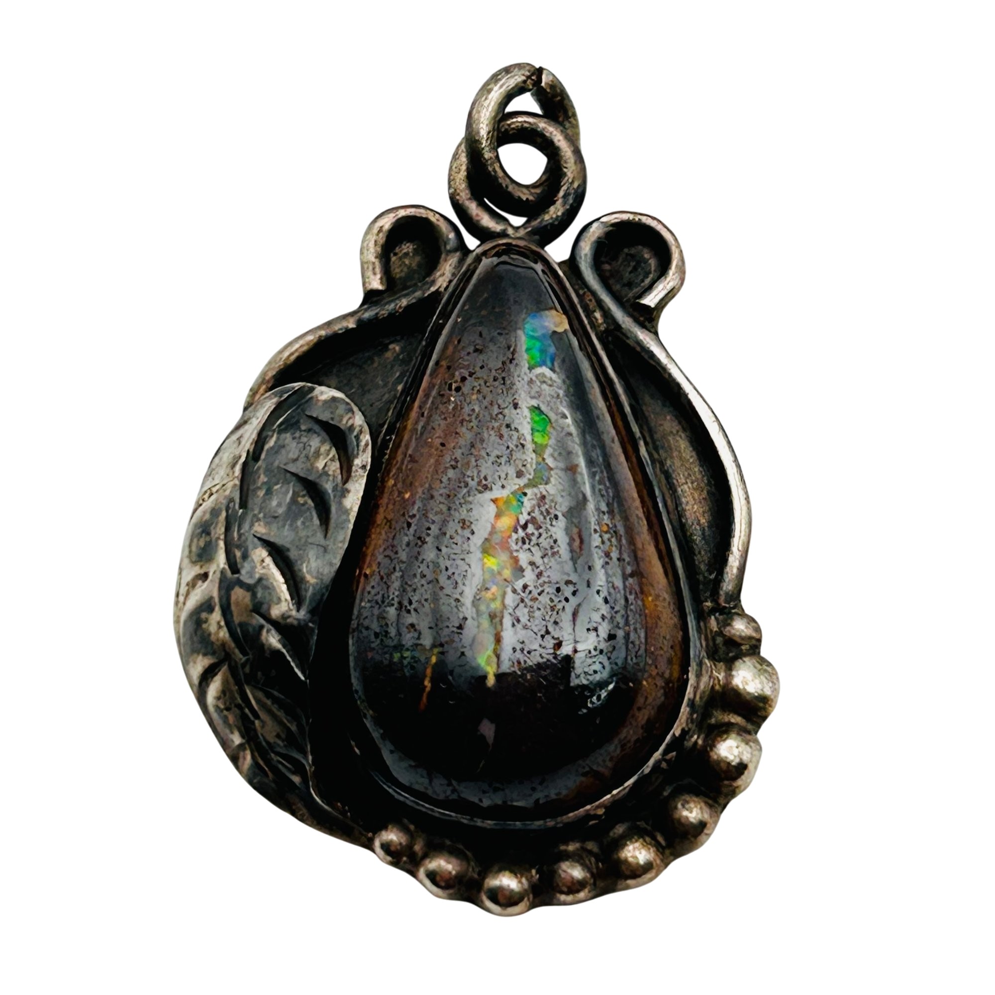 Signed Navajo Sterling Pendant