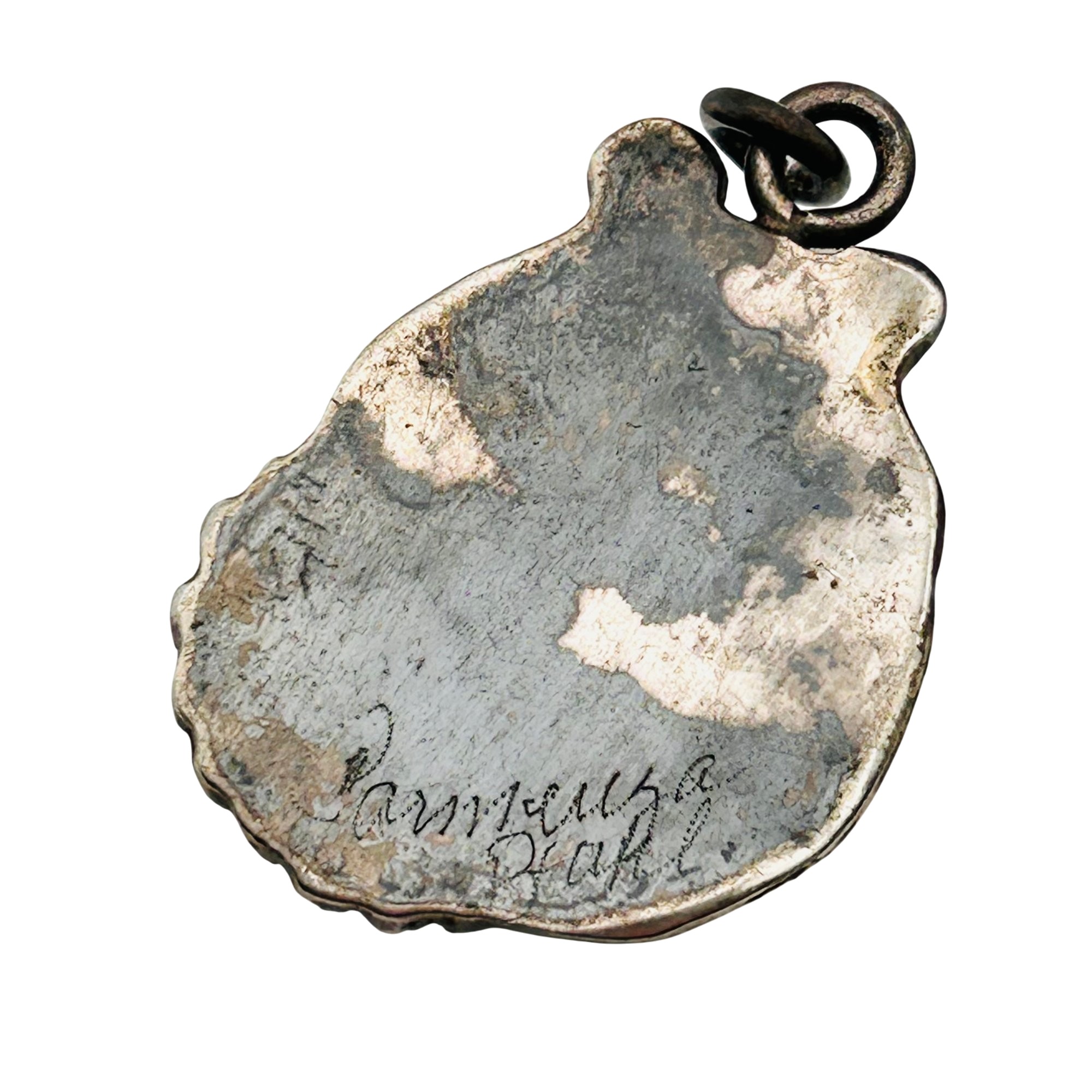 Signed Navajo Sterling Pendant