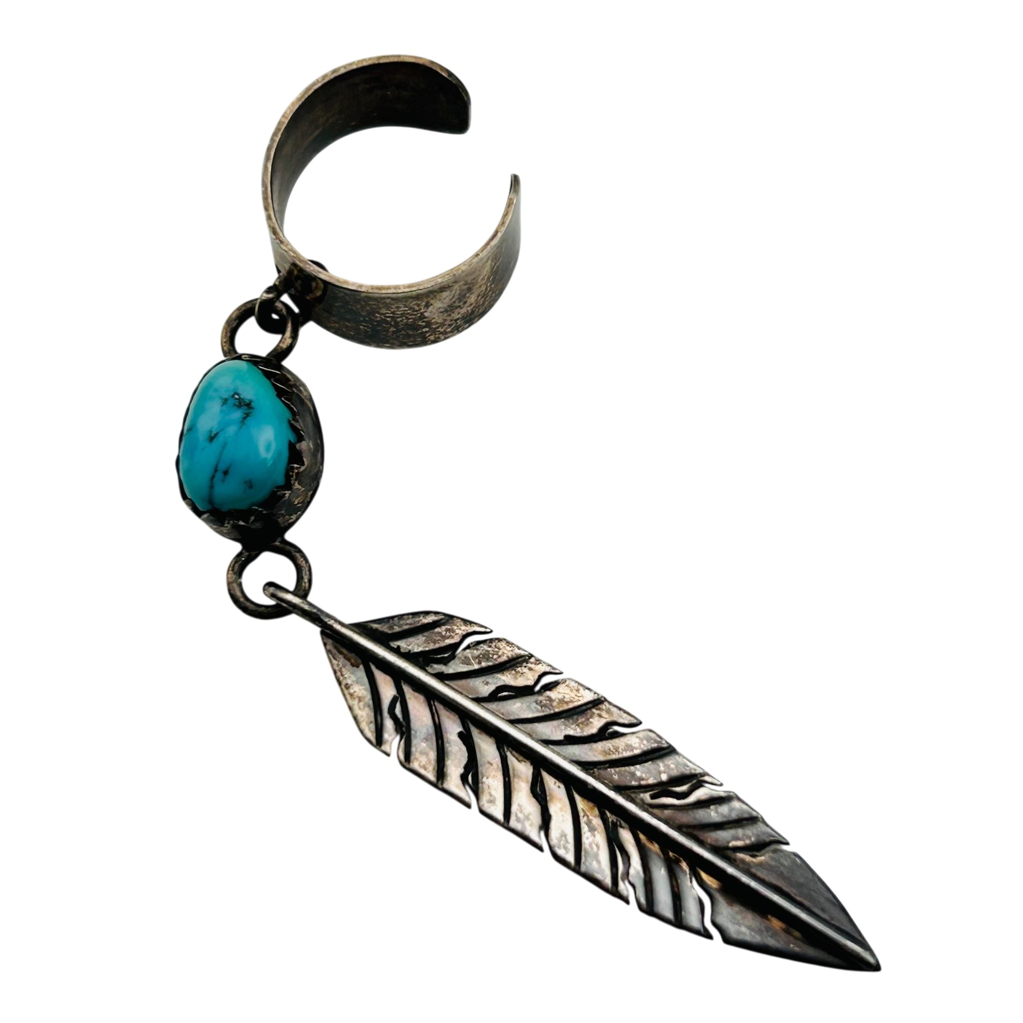 Navajo Sterling Ear Cuff