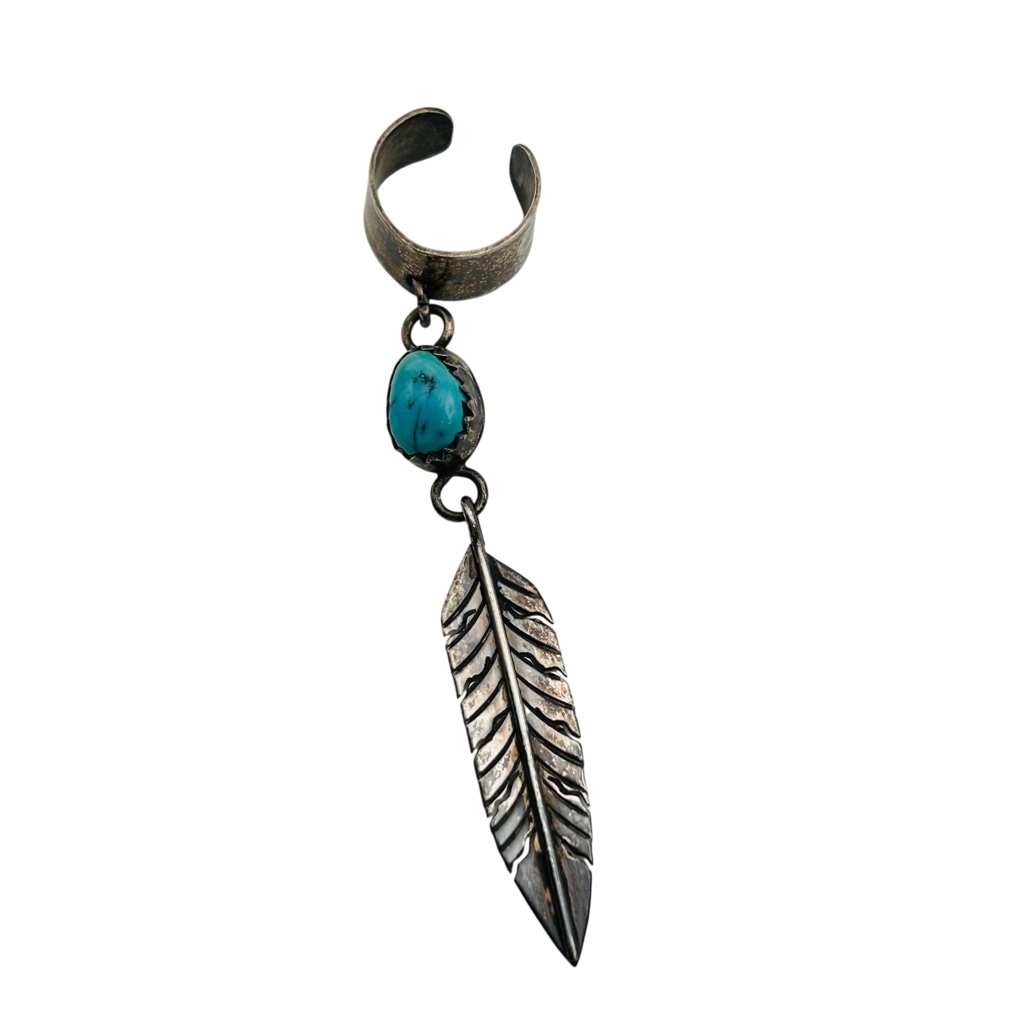 Navajo Sterling Ear Cuff