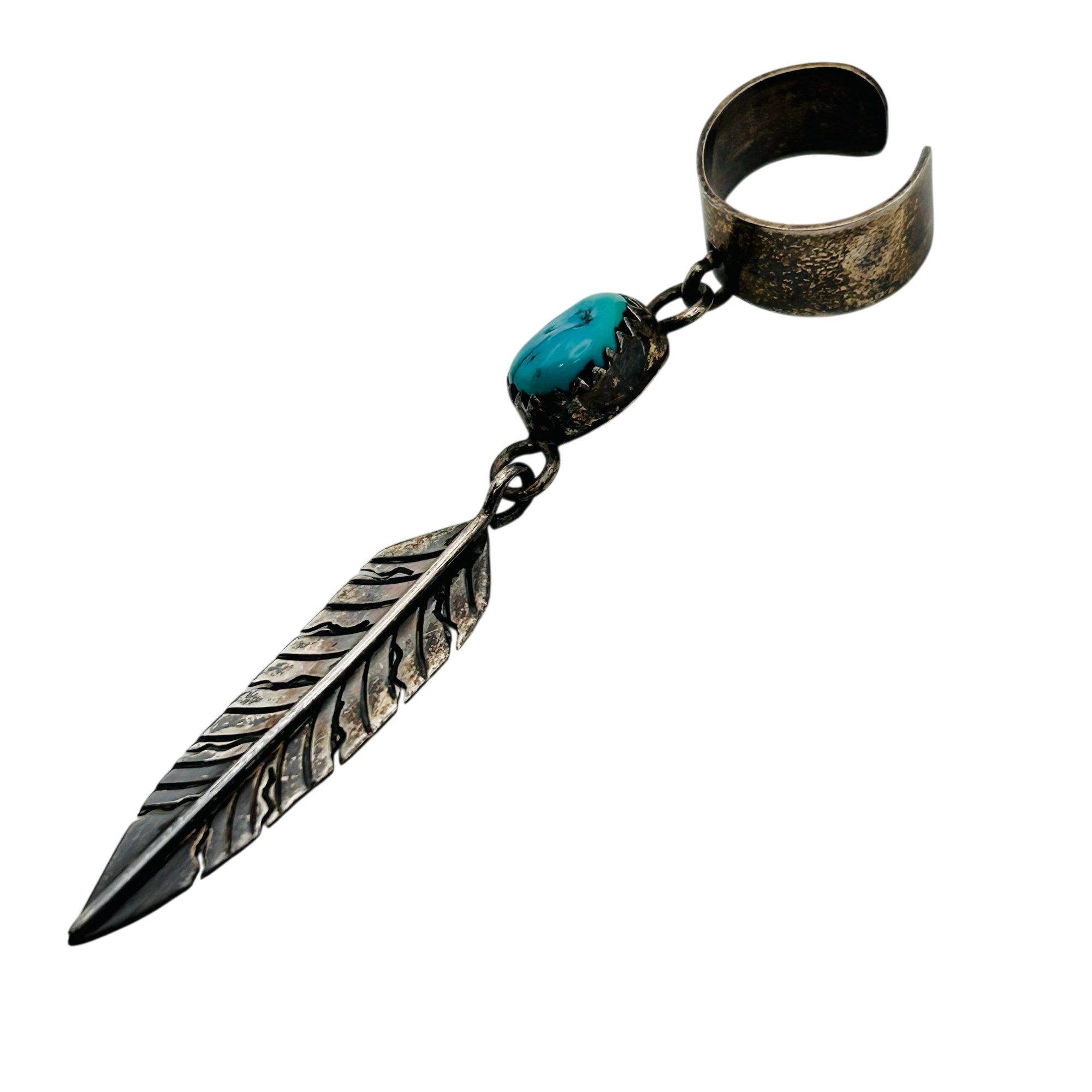 Navajo Sterling Ear Cuff