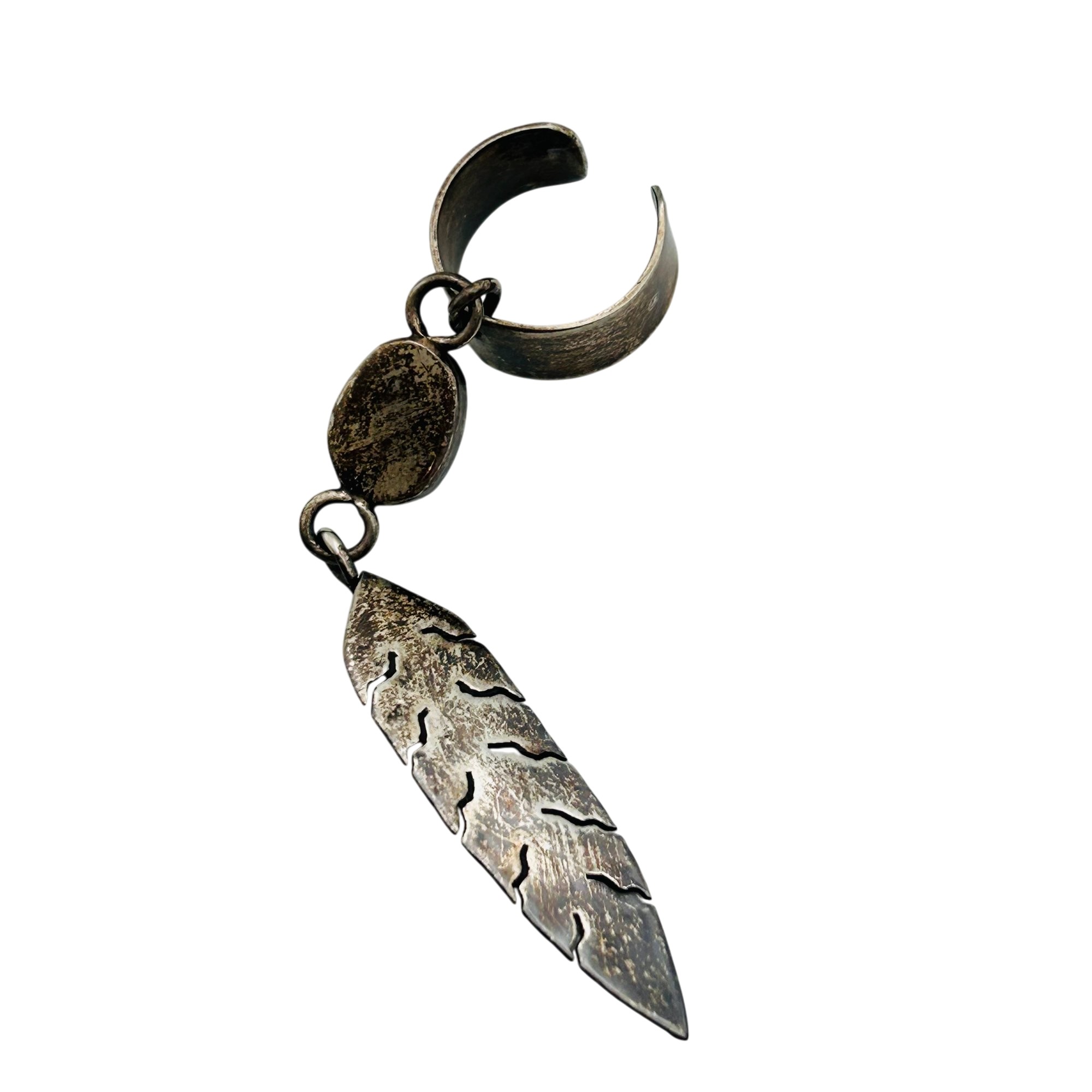Navajo Sterling Ear Cuff