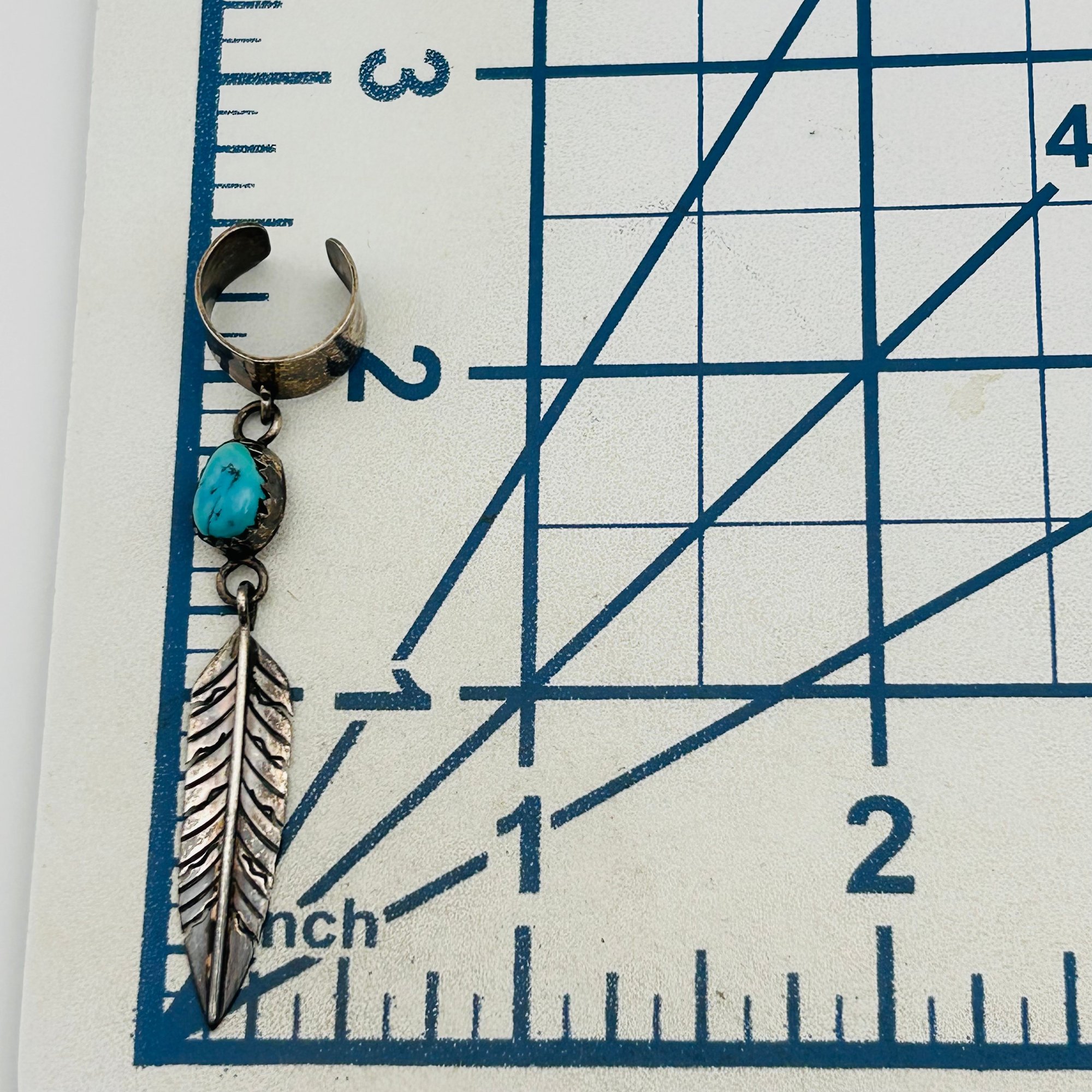 Navajo Sterling Ear Cuff