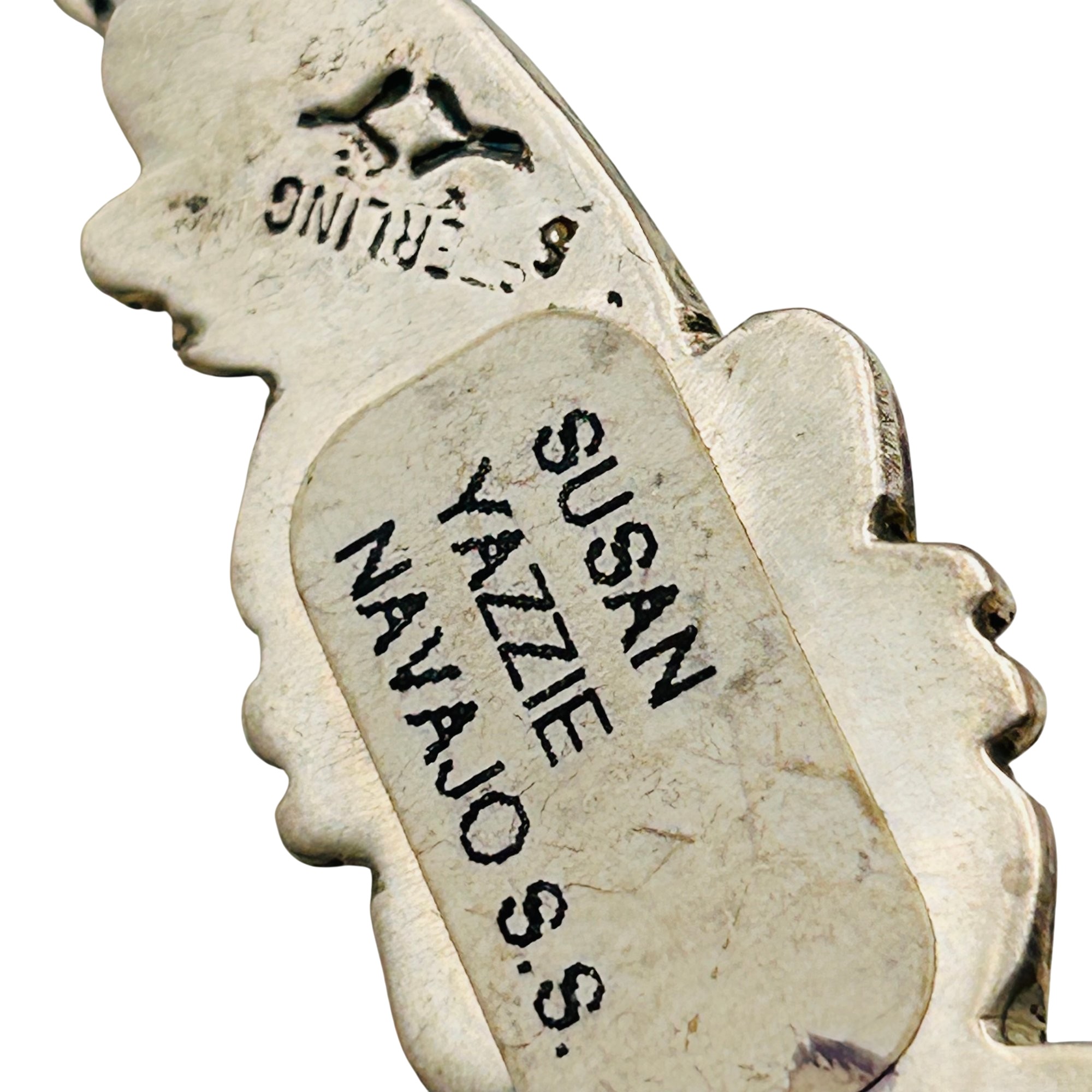 Susan Yazzie Navajo Sterling Turquoise Pendant