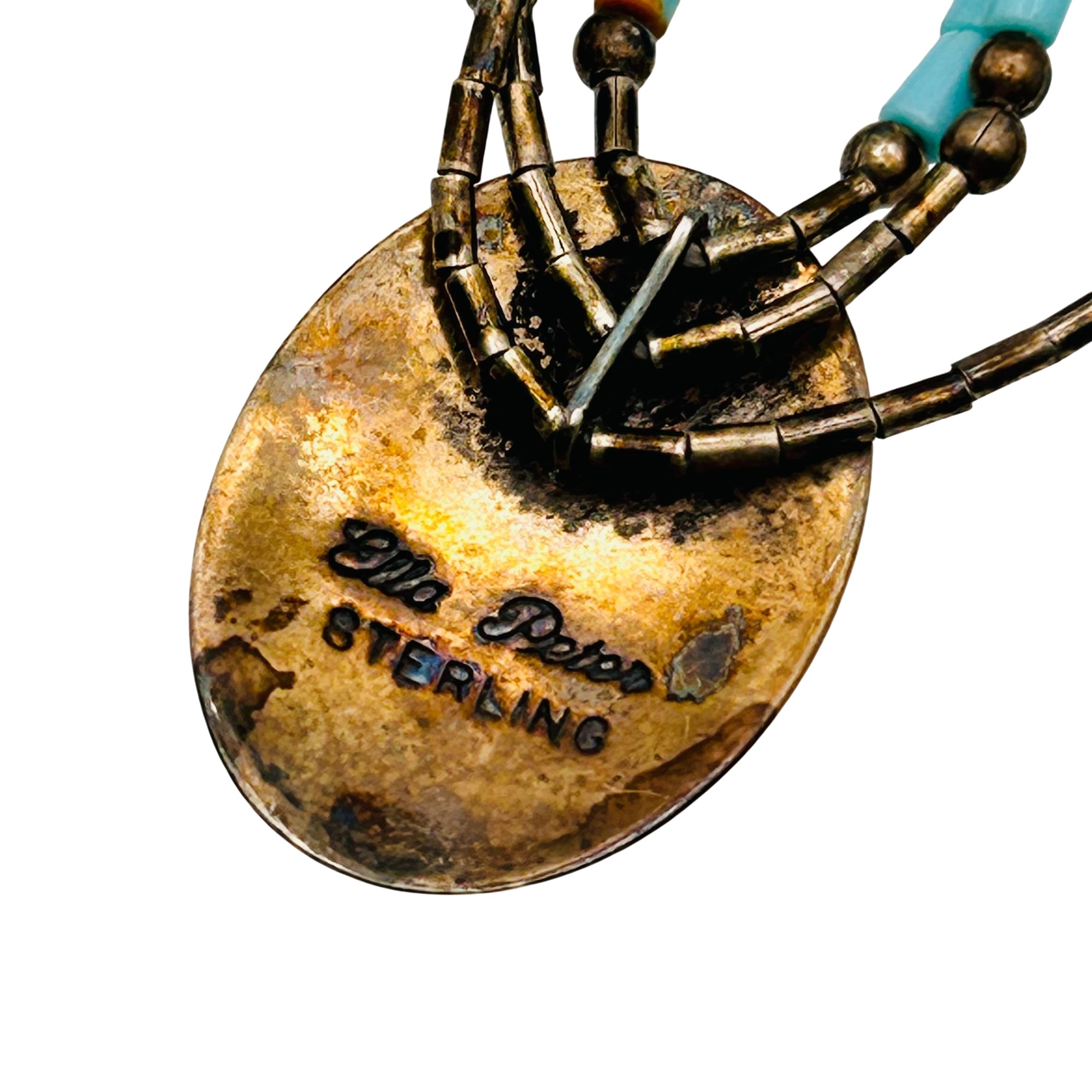 Ella Peter Navajo Sterling Liquid Silver Necklace