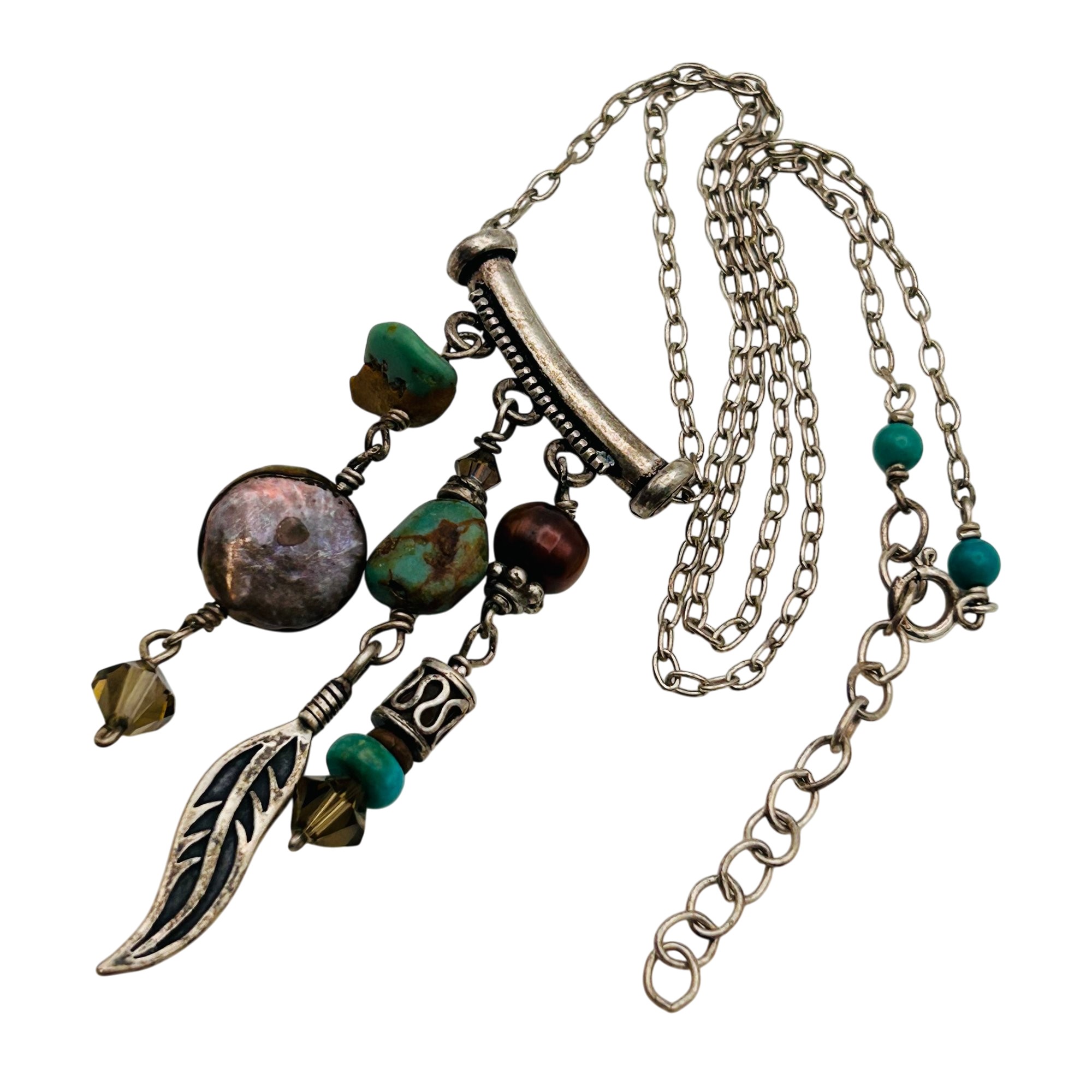 Masha New Mexico Native Sterling Necklace