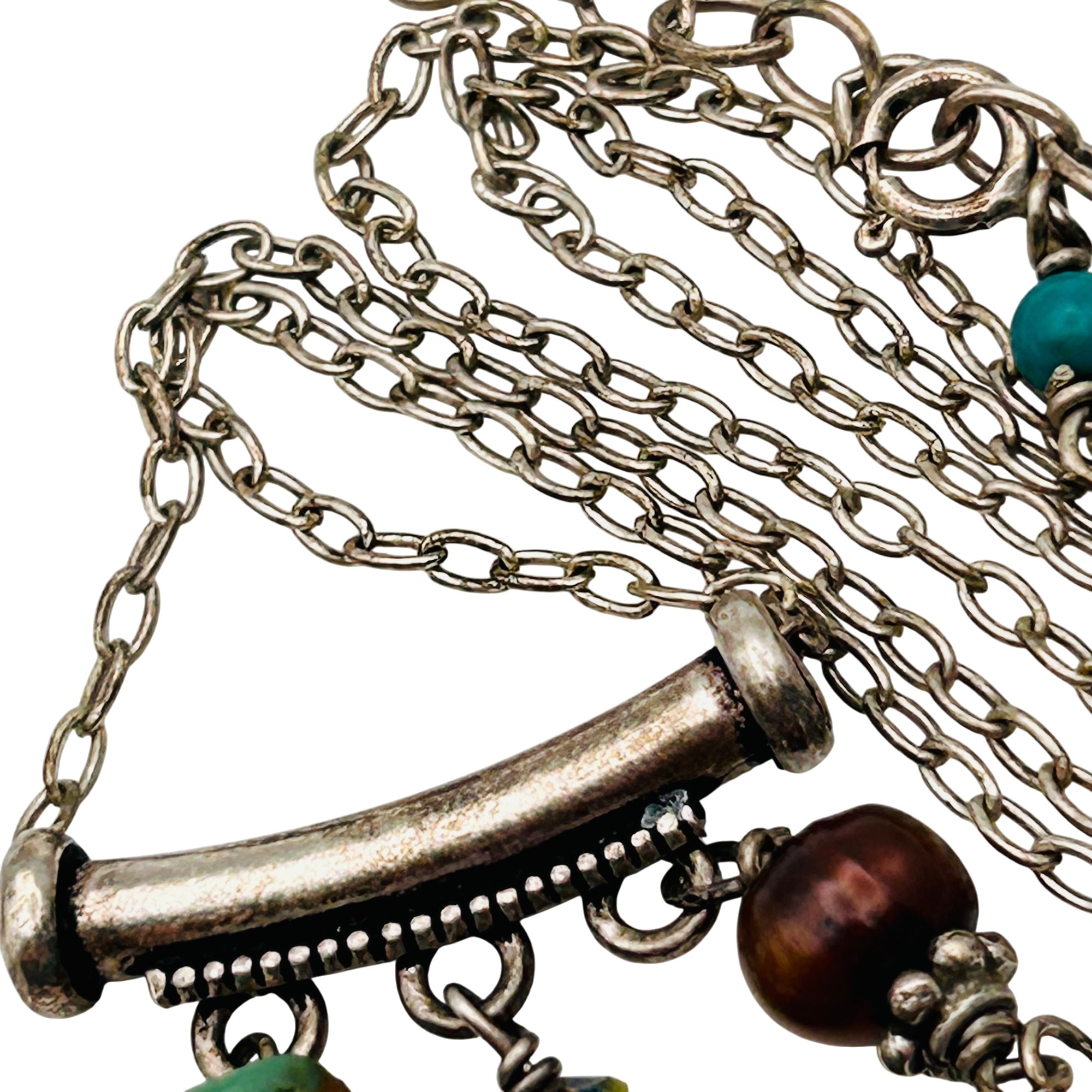 Masha New Mexico Native Sterling Necklace