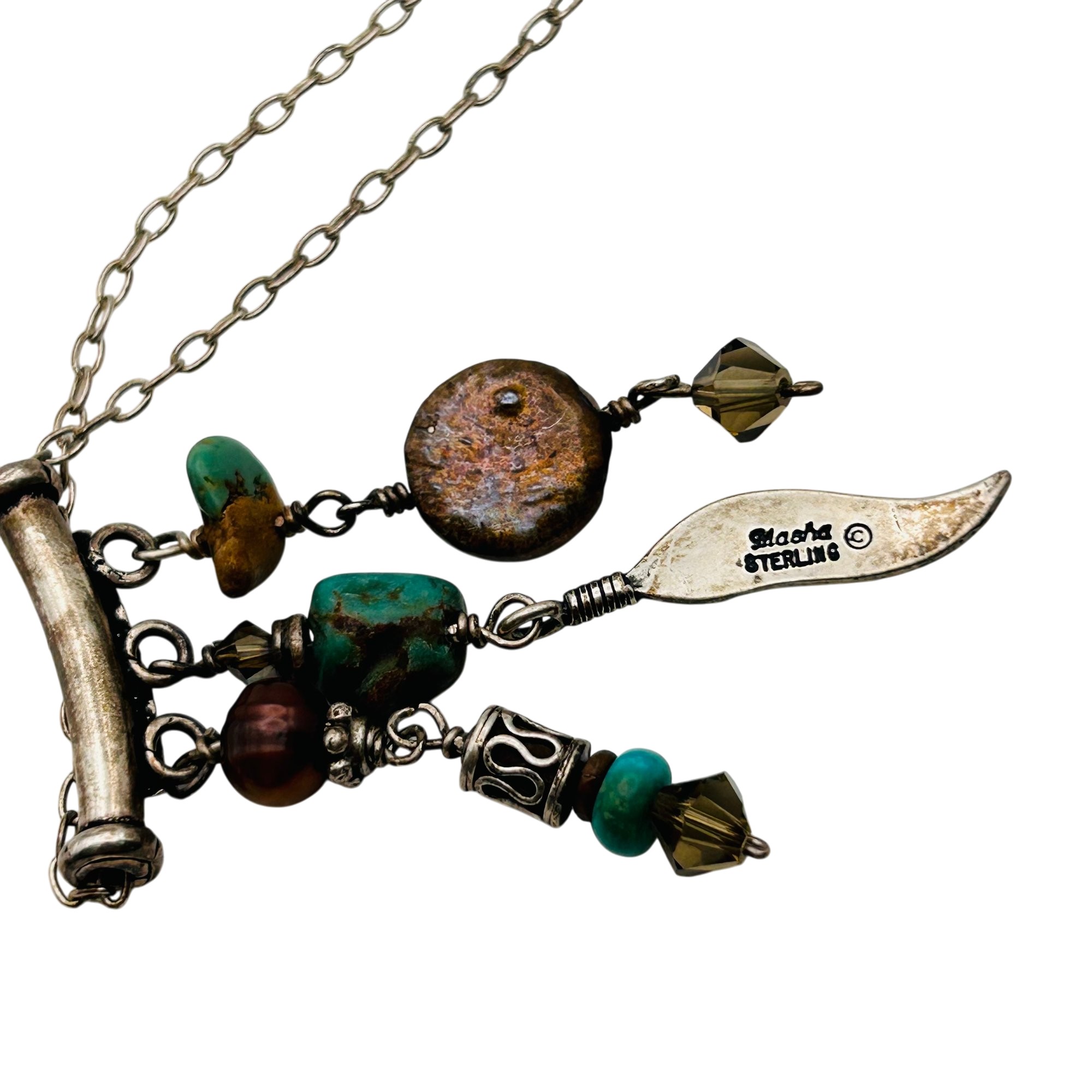 Masha New Mexico Native Sterling Necklace