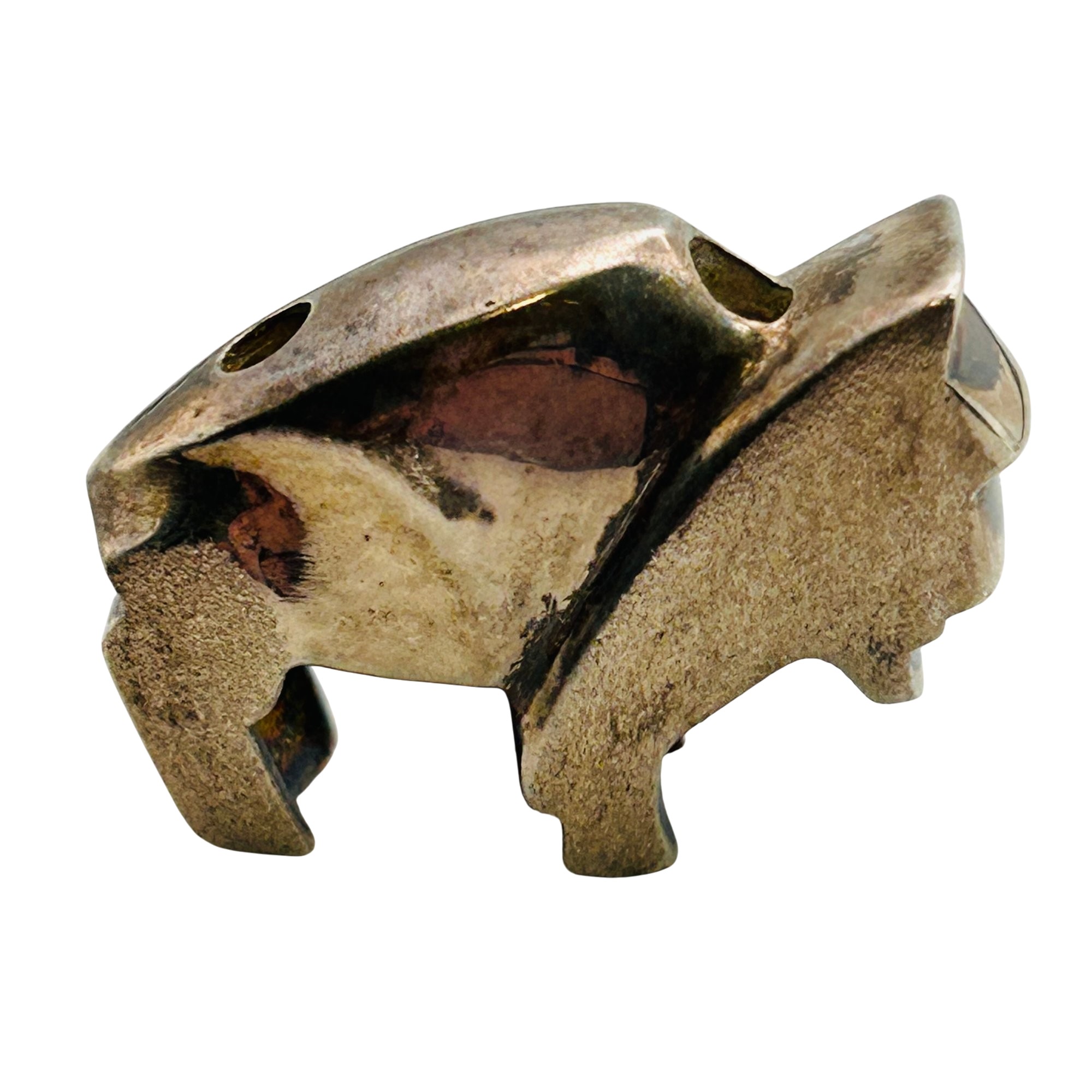 San Ferrrano Montana Sterling Baby Buffalo Pendant