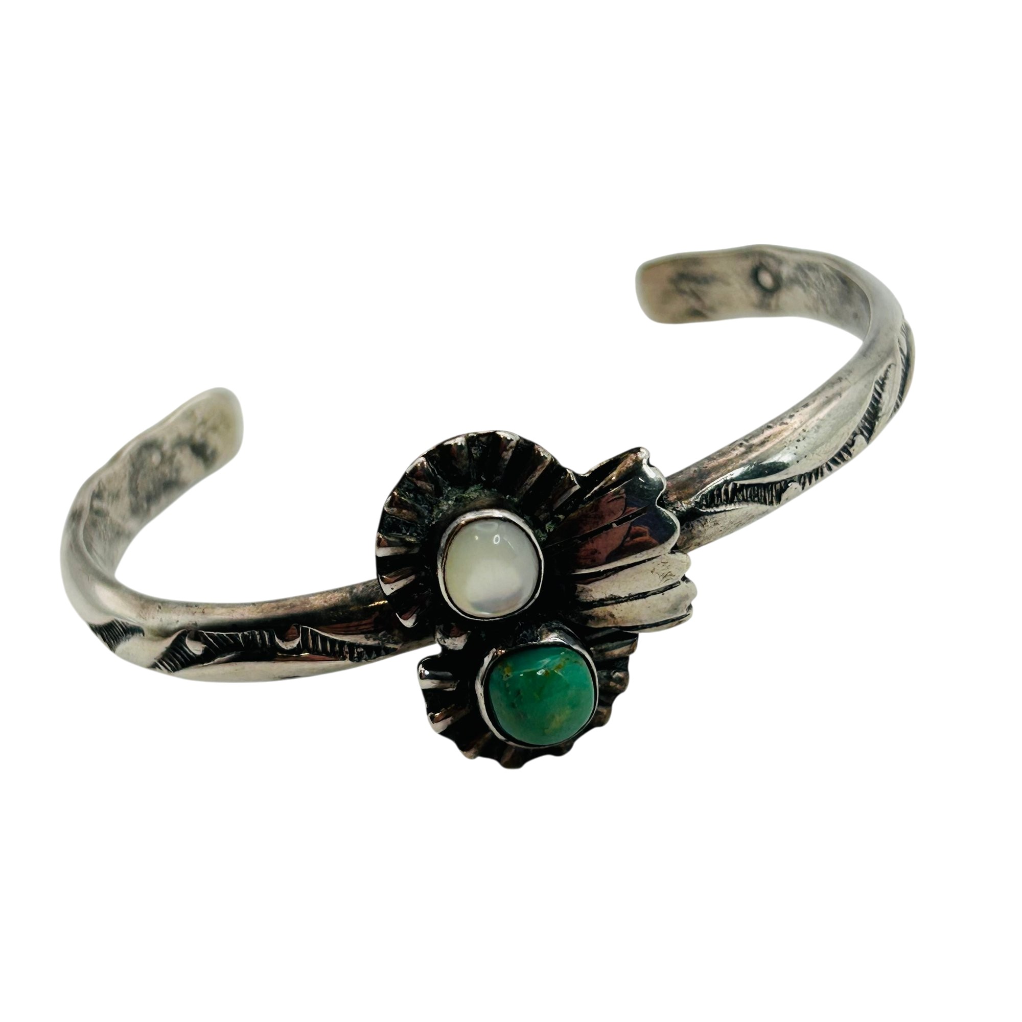Signed Navajo Sterling Cuff