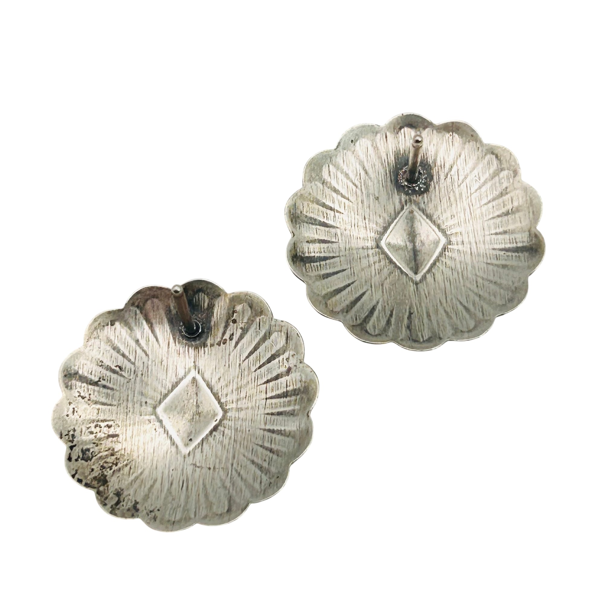 Vintage Navajo Sterling Earrings