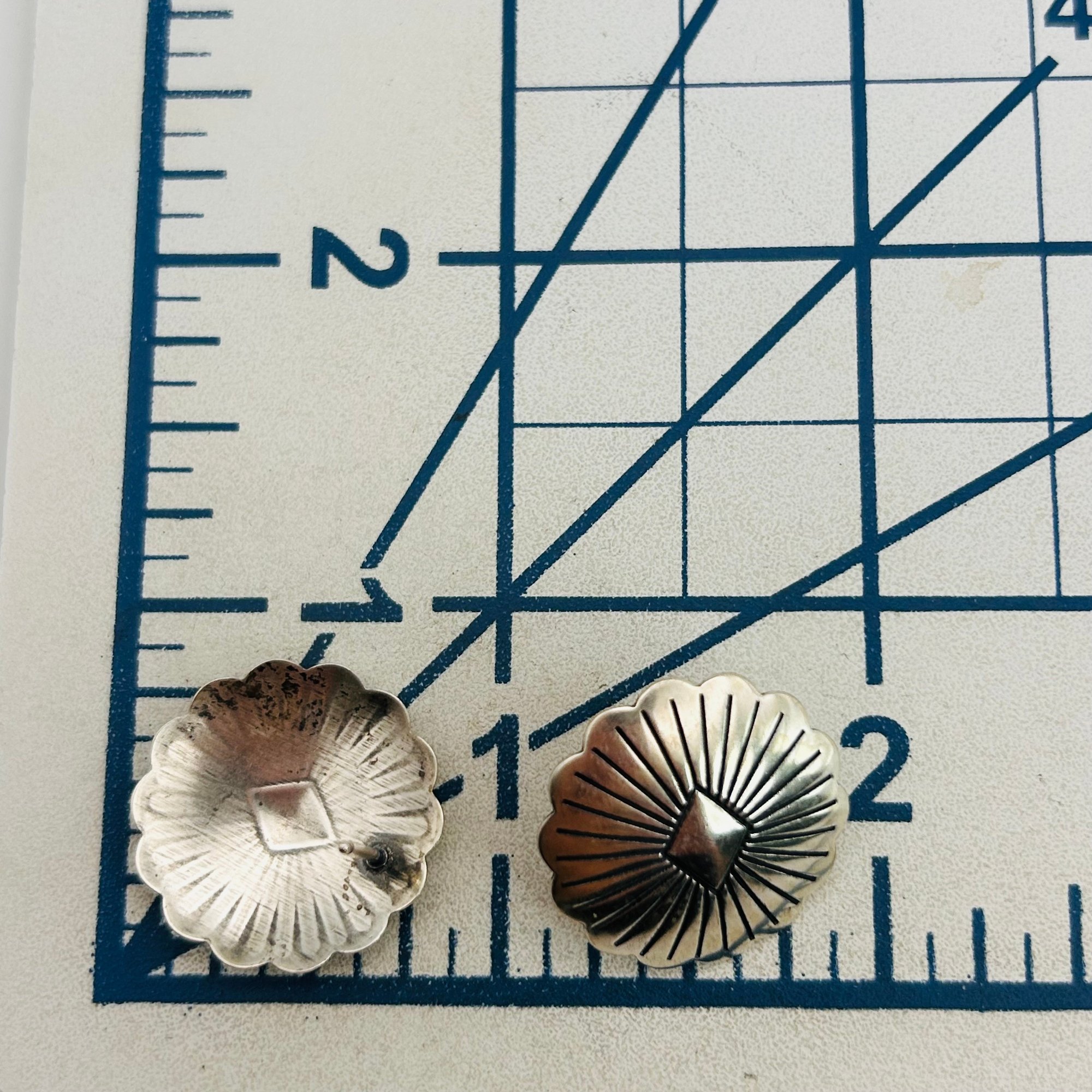 Vintage Navajo Sterling Earrings